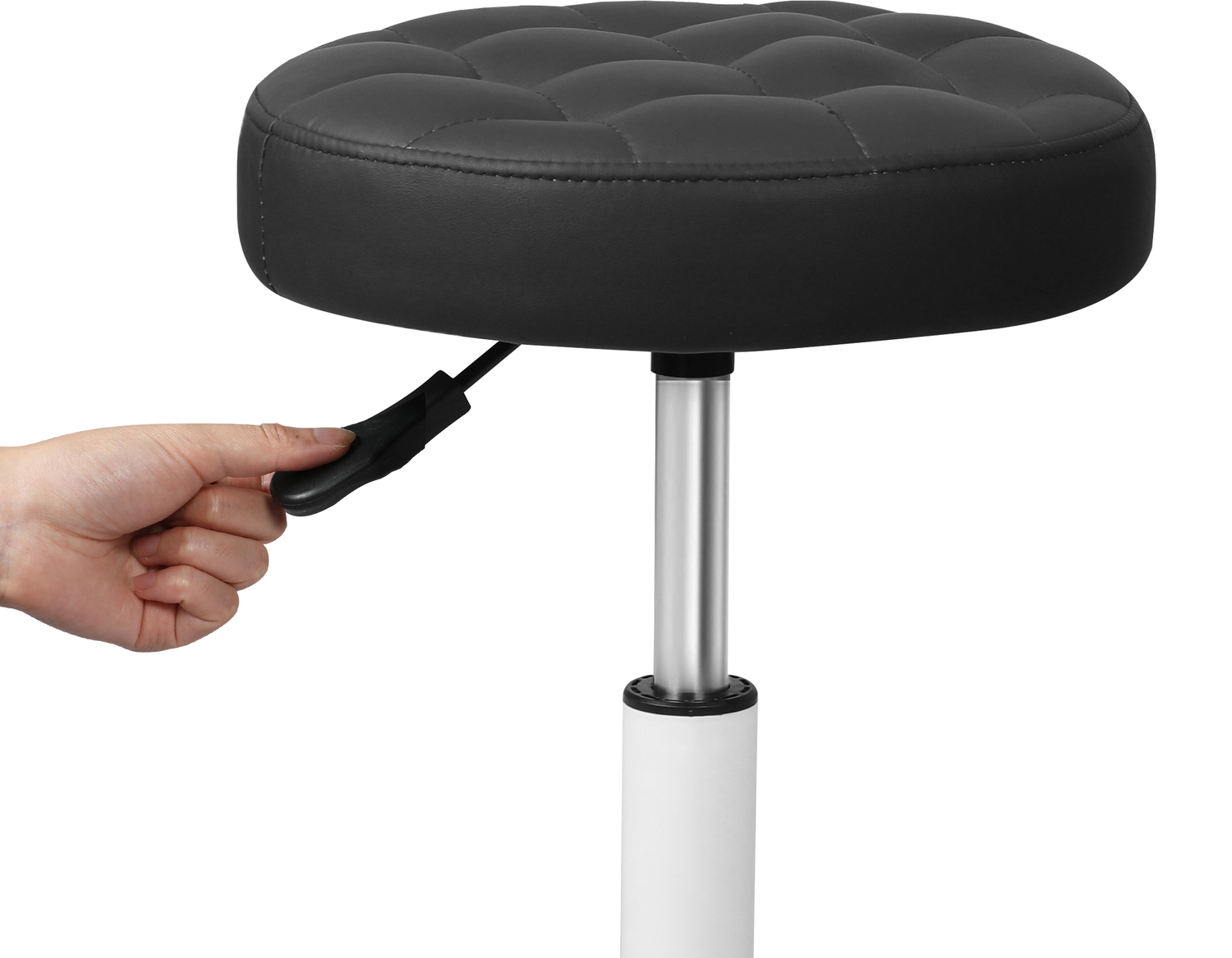 Caribou PU Leather Adjustable Salon Stool