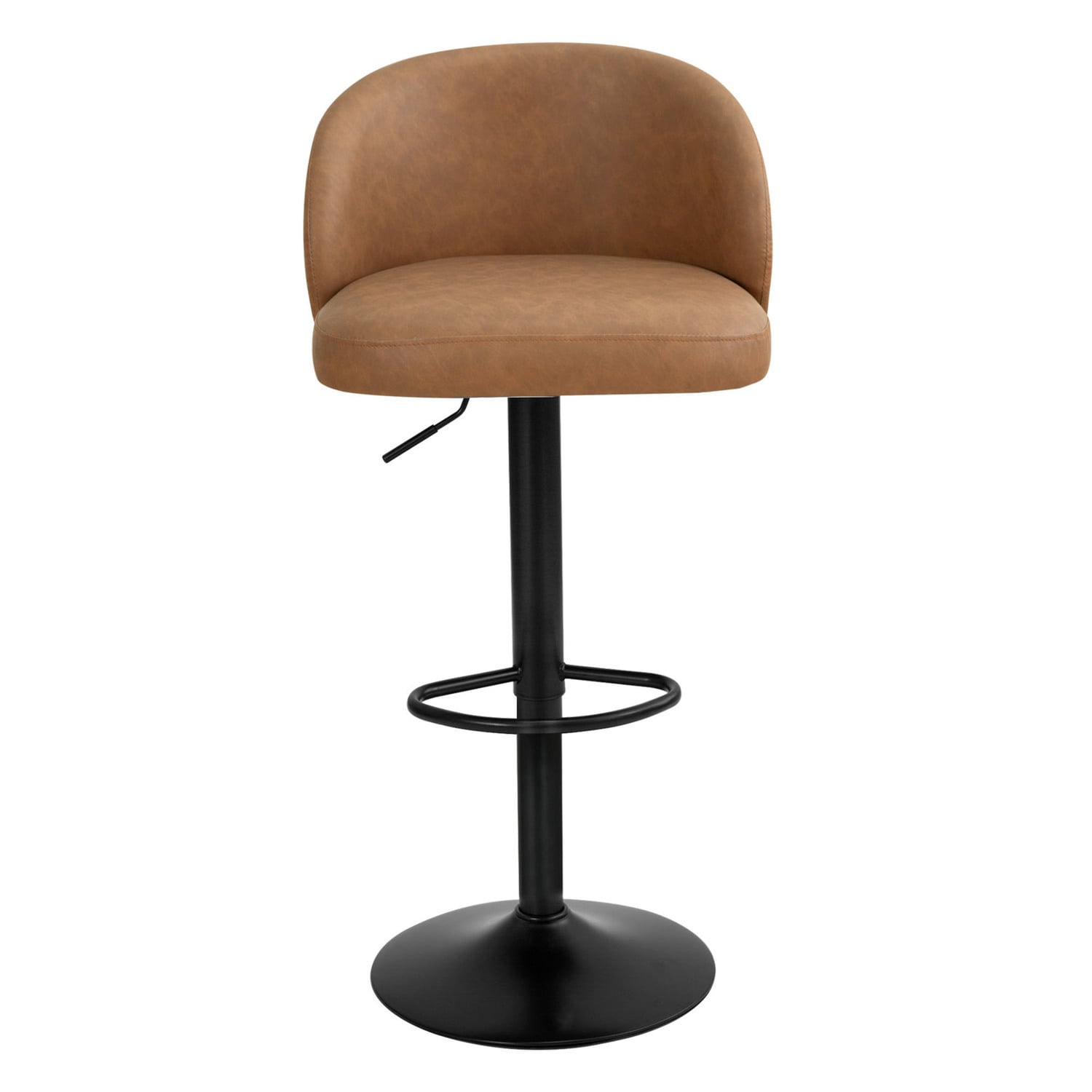 Nampa Faux Leather Adjustable Bar Stool