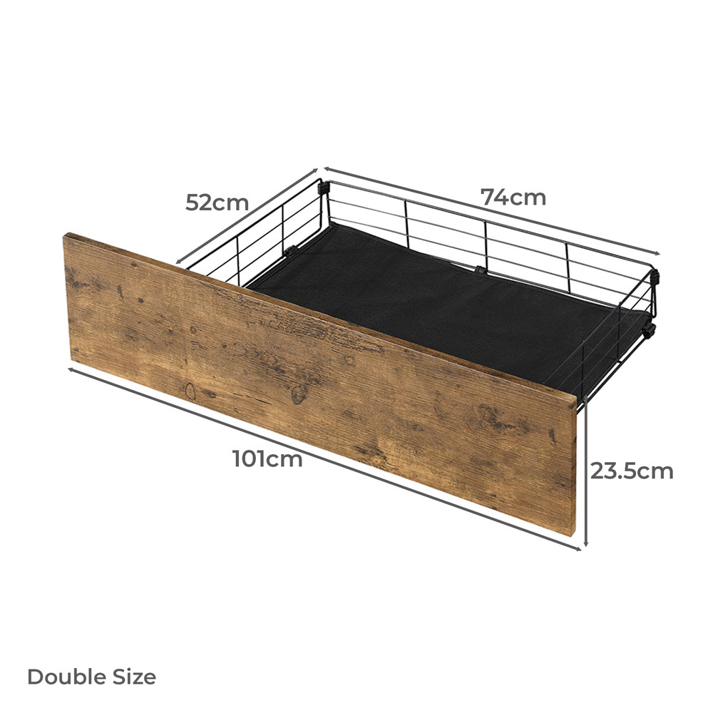 Newburgh Platform Bed with LED & Charging Station