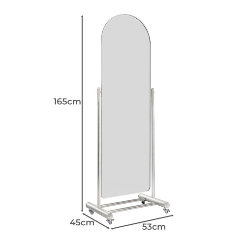 Costa Aluminium Alloy Arched Full Length Mirror