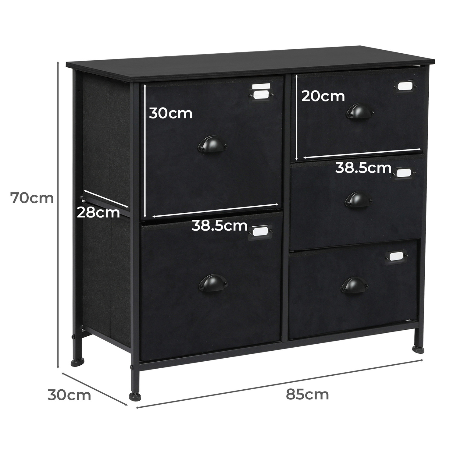 Tyke 5 Drawer Chest