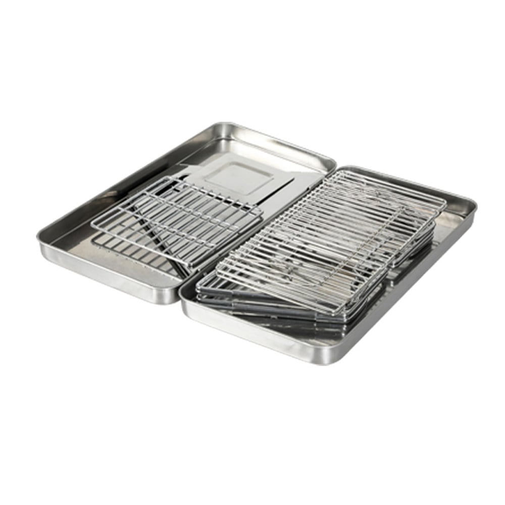 Elixon Folding BBQ Grill Fire Pit