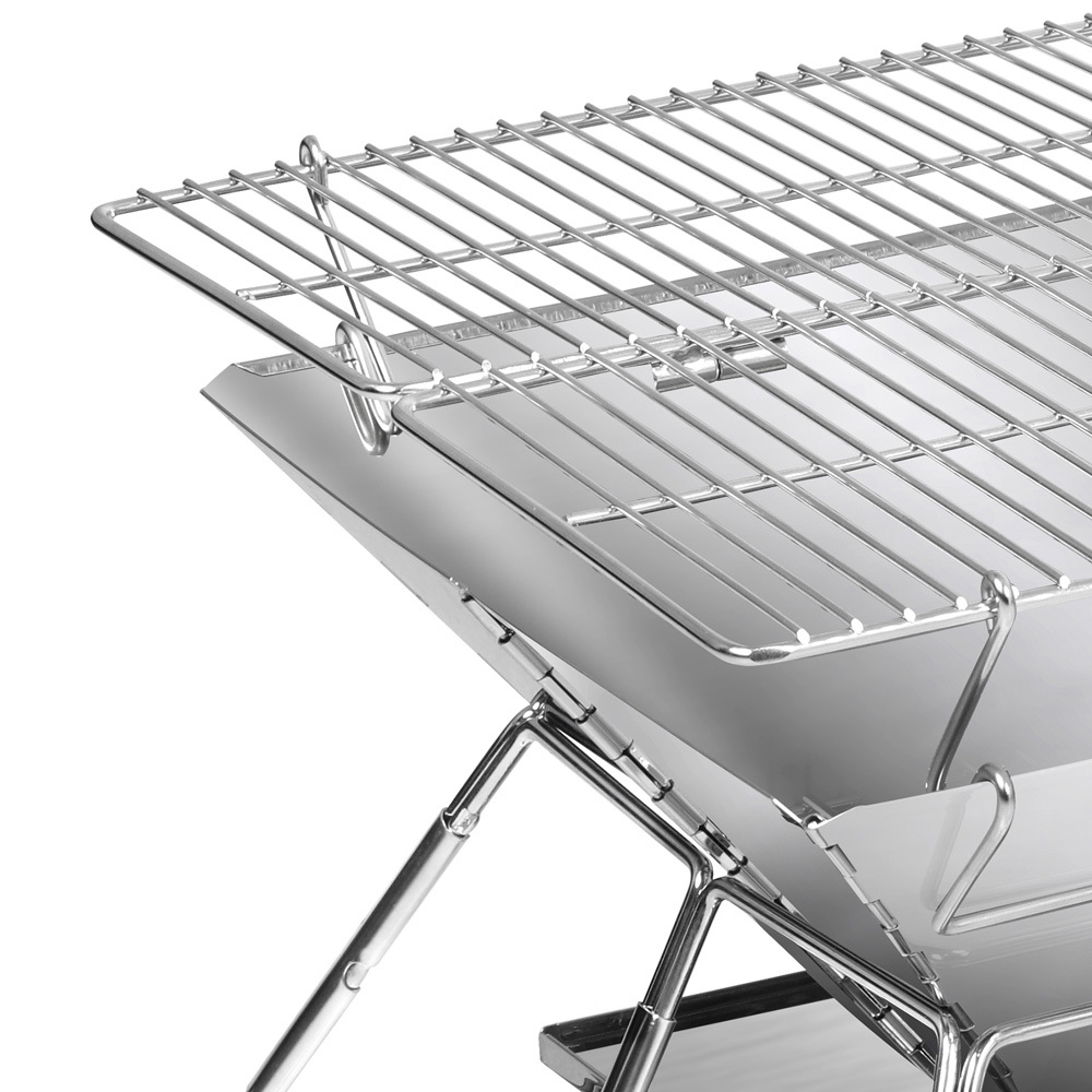 Grevan Folding BBQ Grill Fire Pit