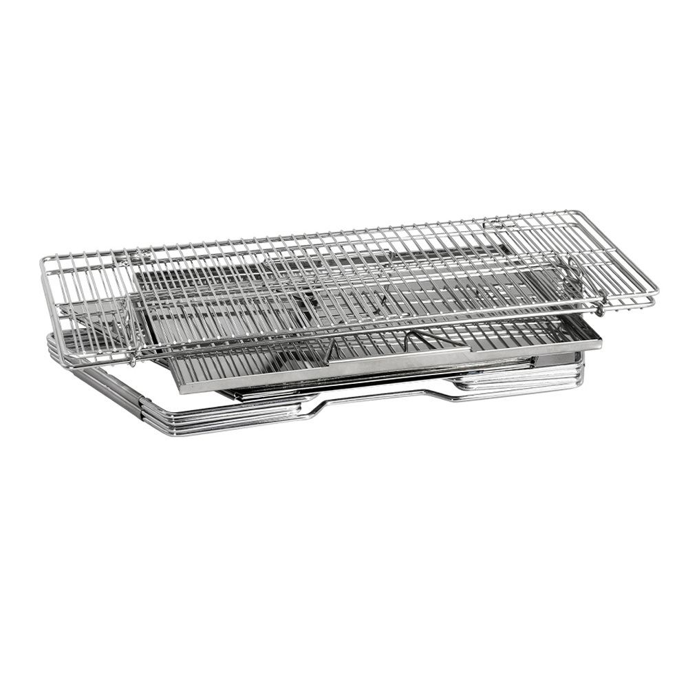 Grevan Folding BBQ Grill Fire Pit