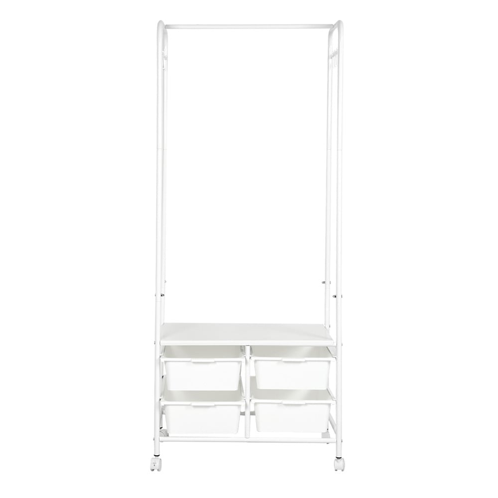 White Drevan Clothing Rack