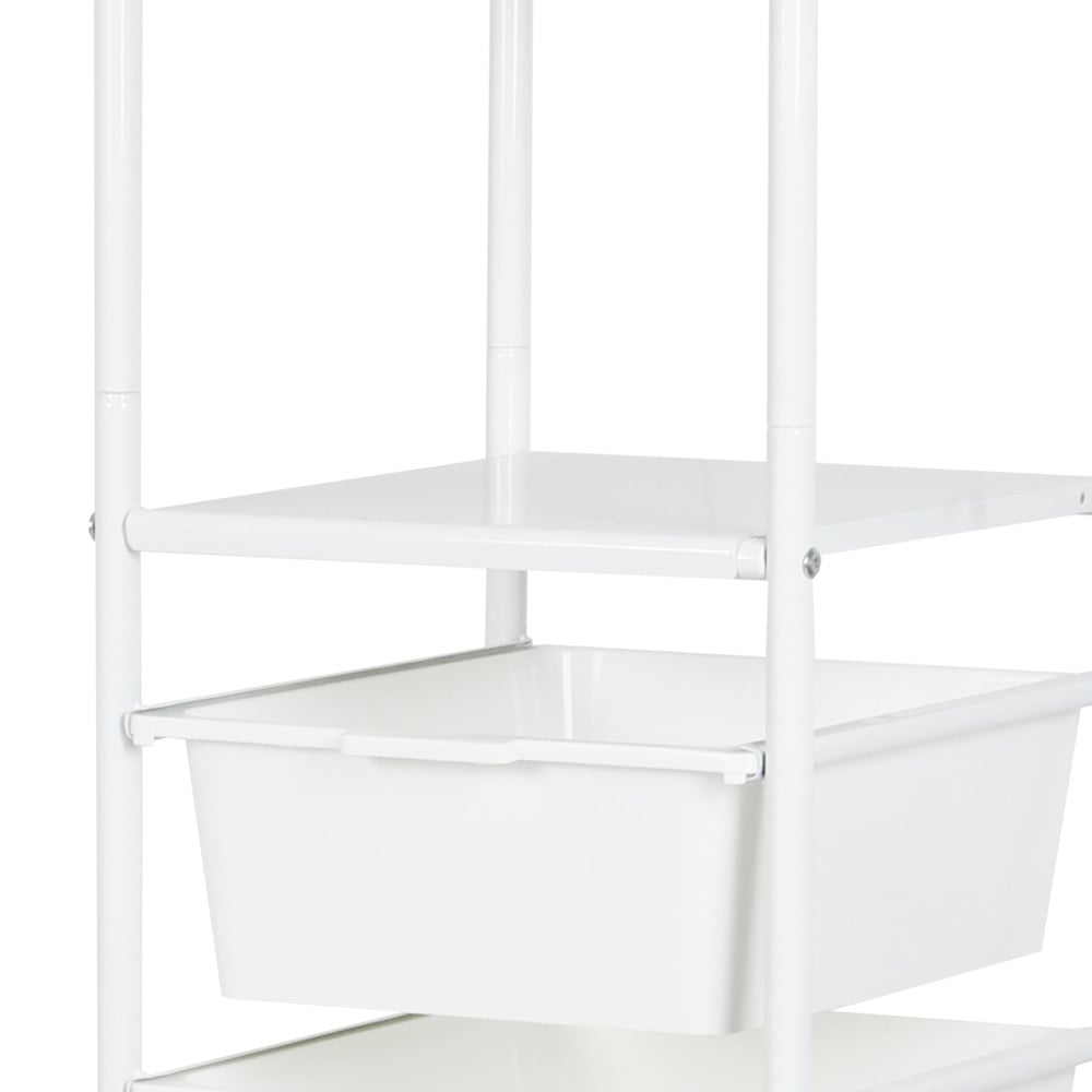 Drevan 3 Shelf Clothing Rack