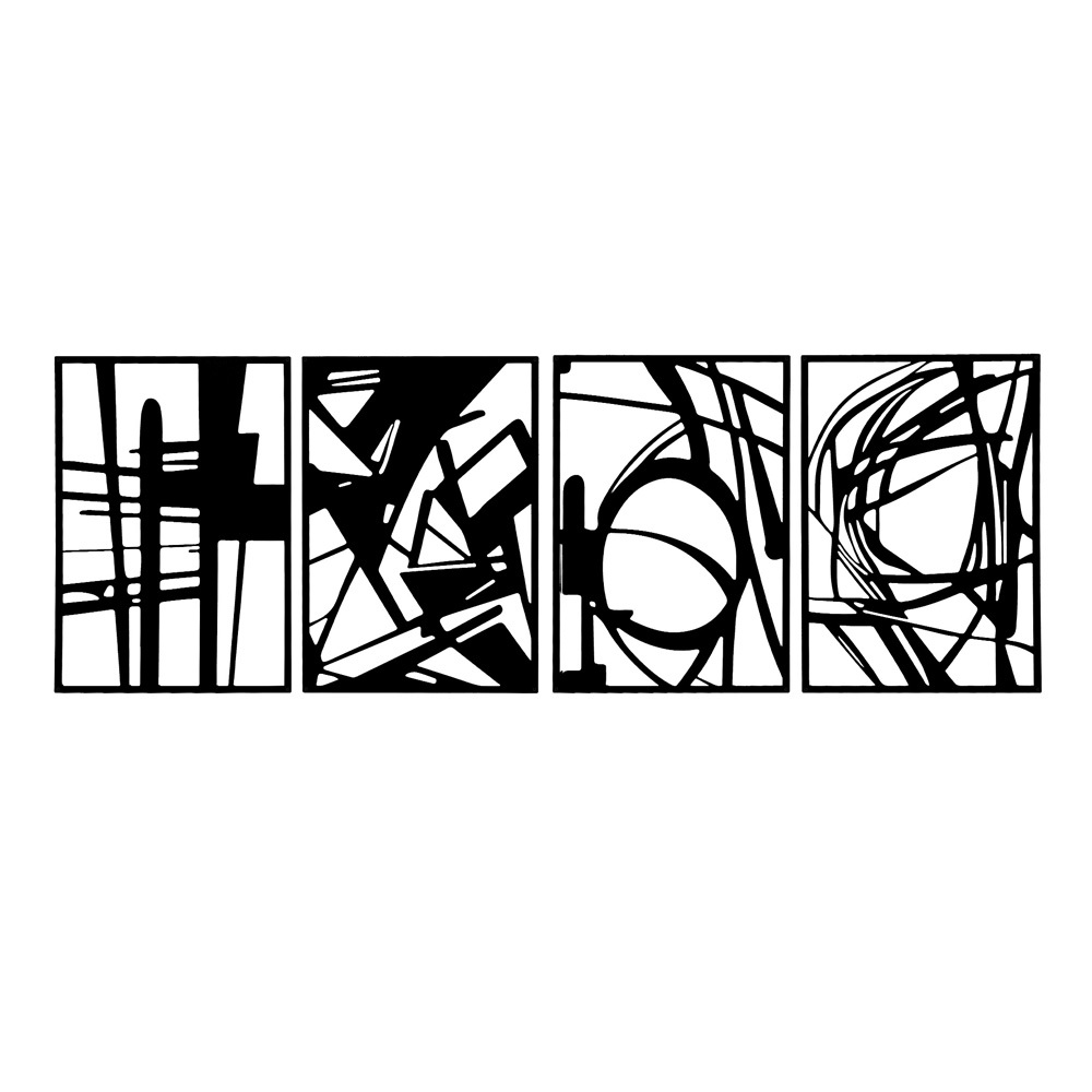 4 Piece Vallen Wall Accent Set