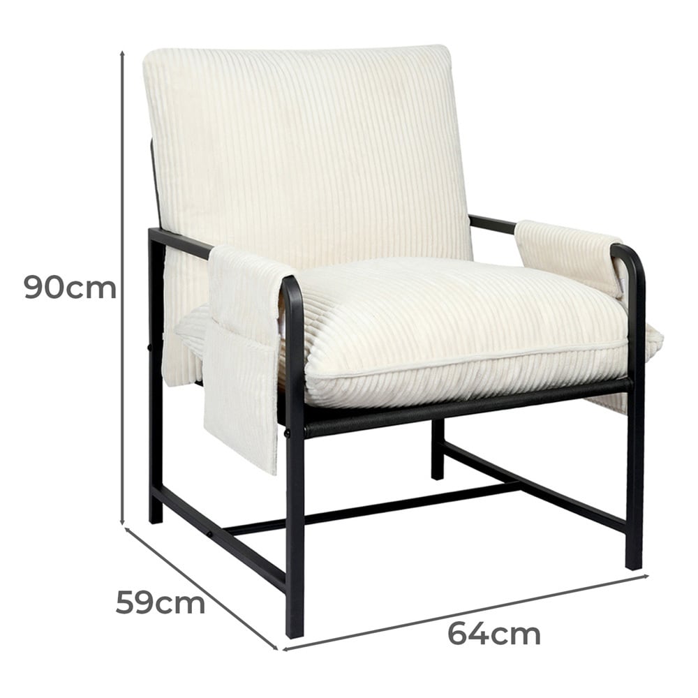 Avenel Corduroy Accent Chair