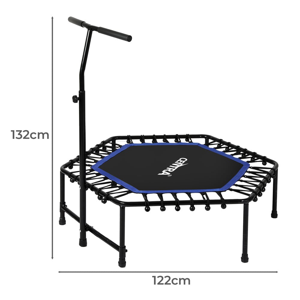 Xerian Rebounder Mini Trampoline with Handle