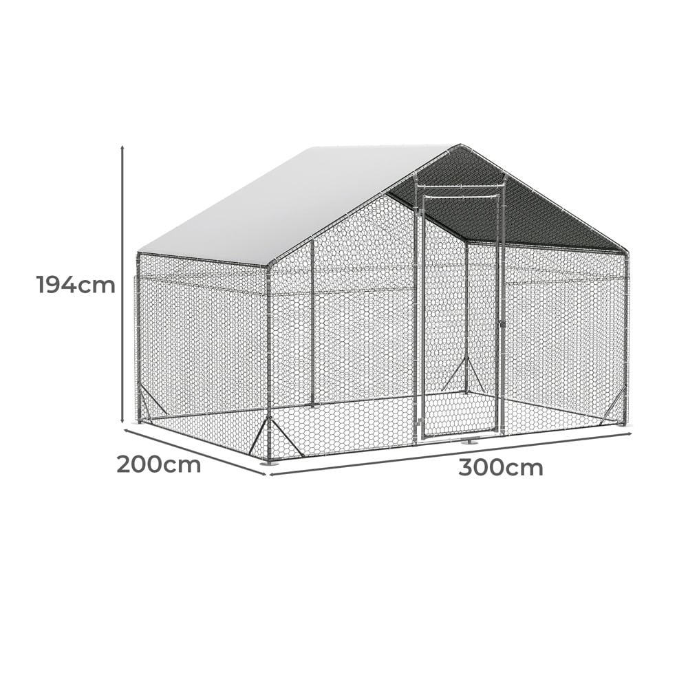 Ismare Walk-in Chicken Coop Cage