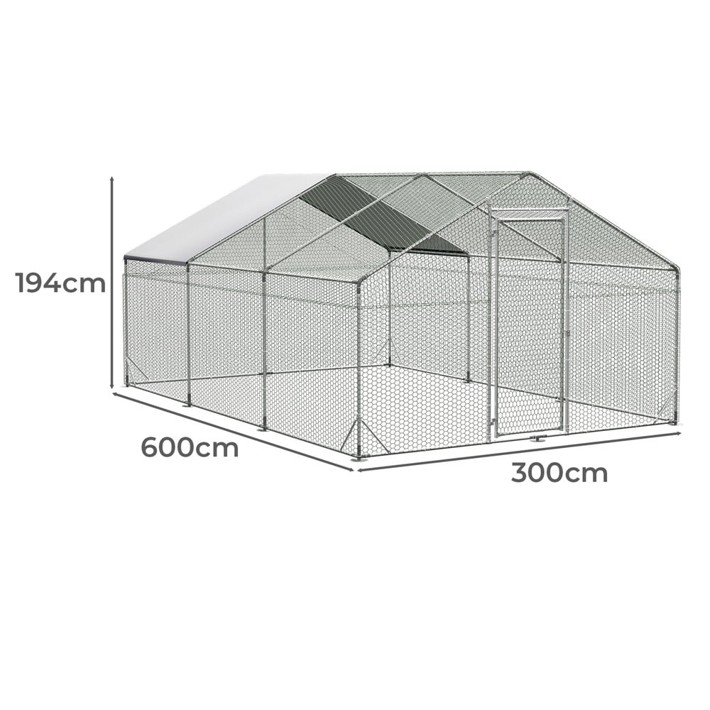 Ismare Walk-in Chicken Coop Cage