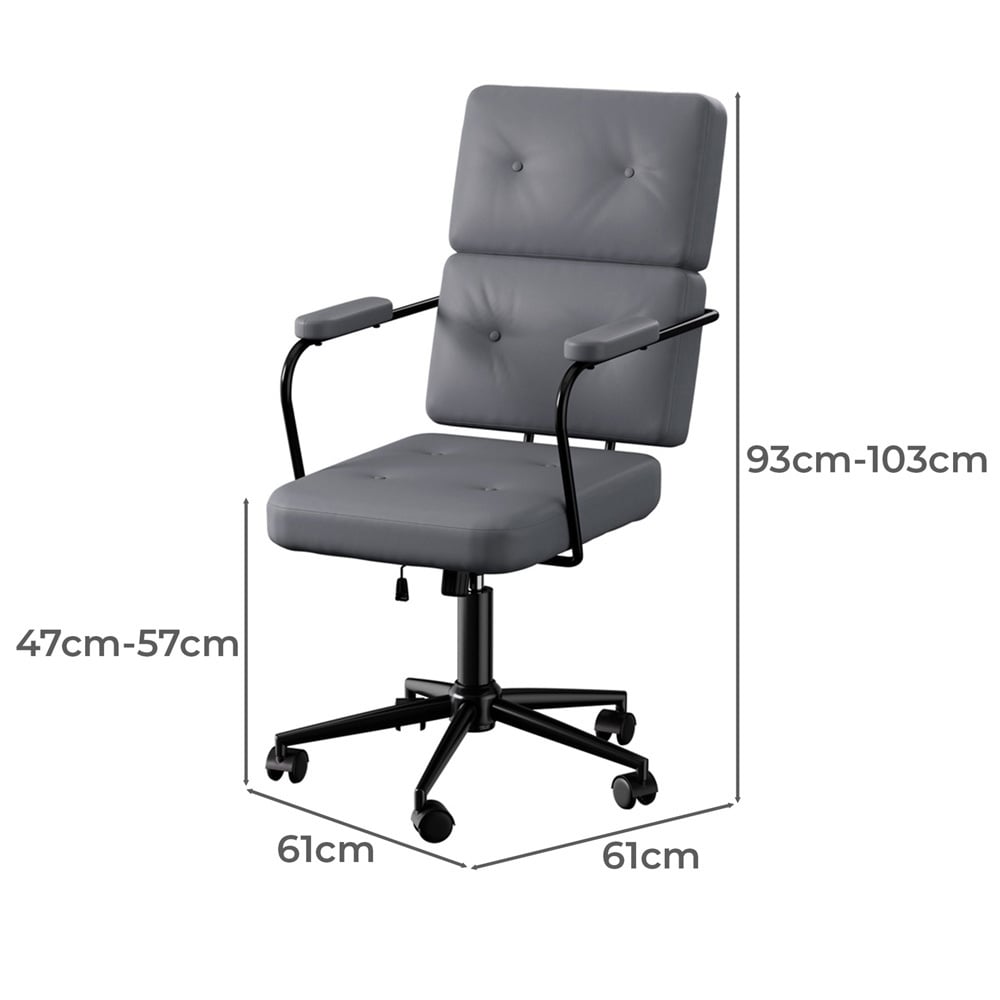 Cylver Faux Leather Office Chair