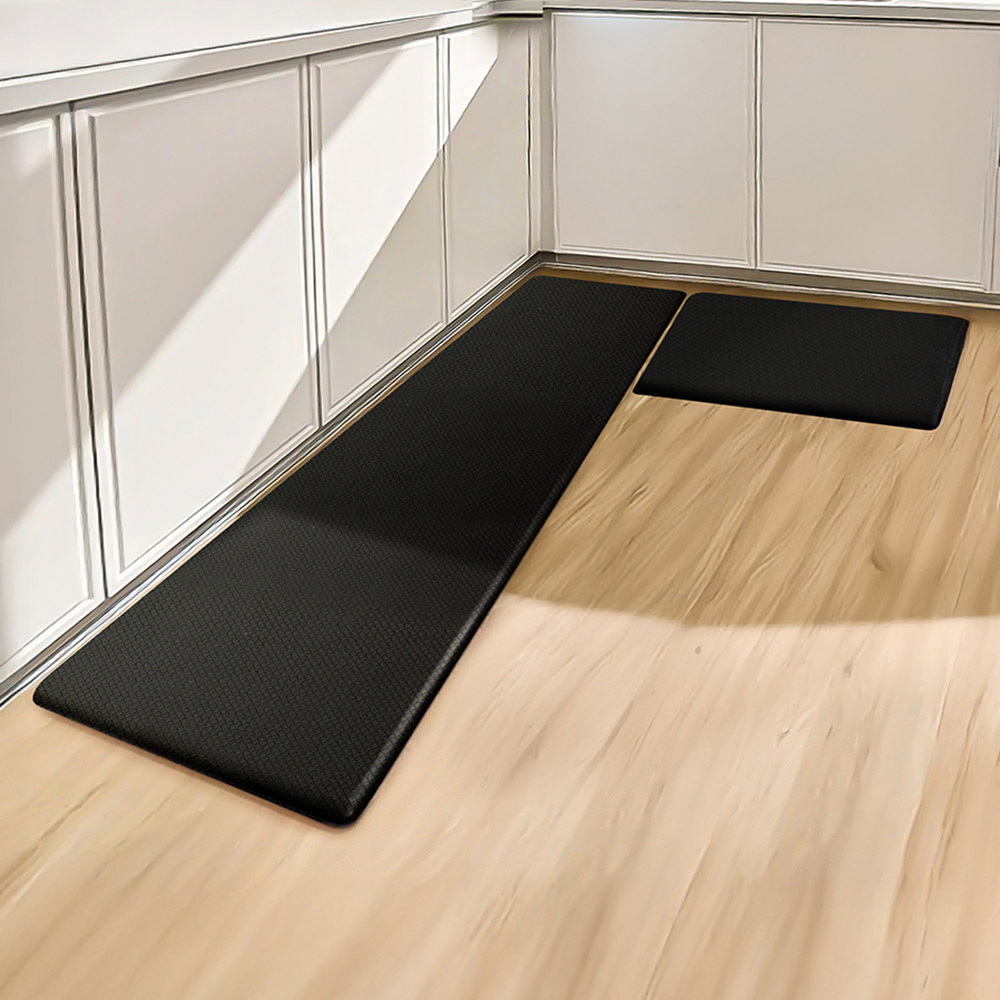Black Brinly Non-Slip Kitchen Mat
