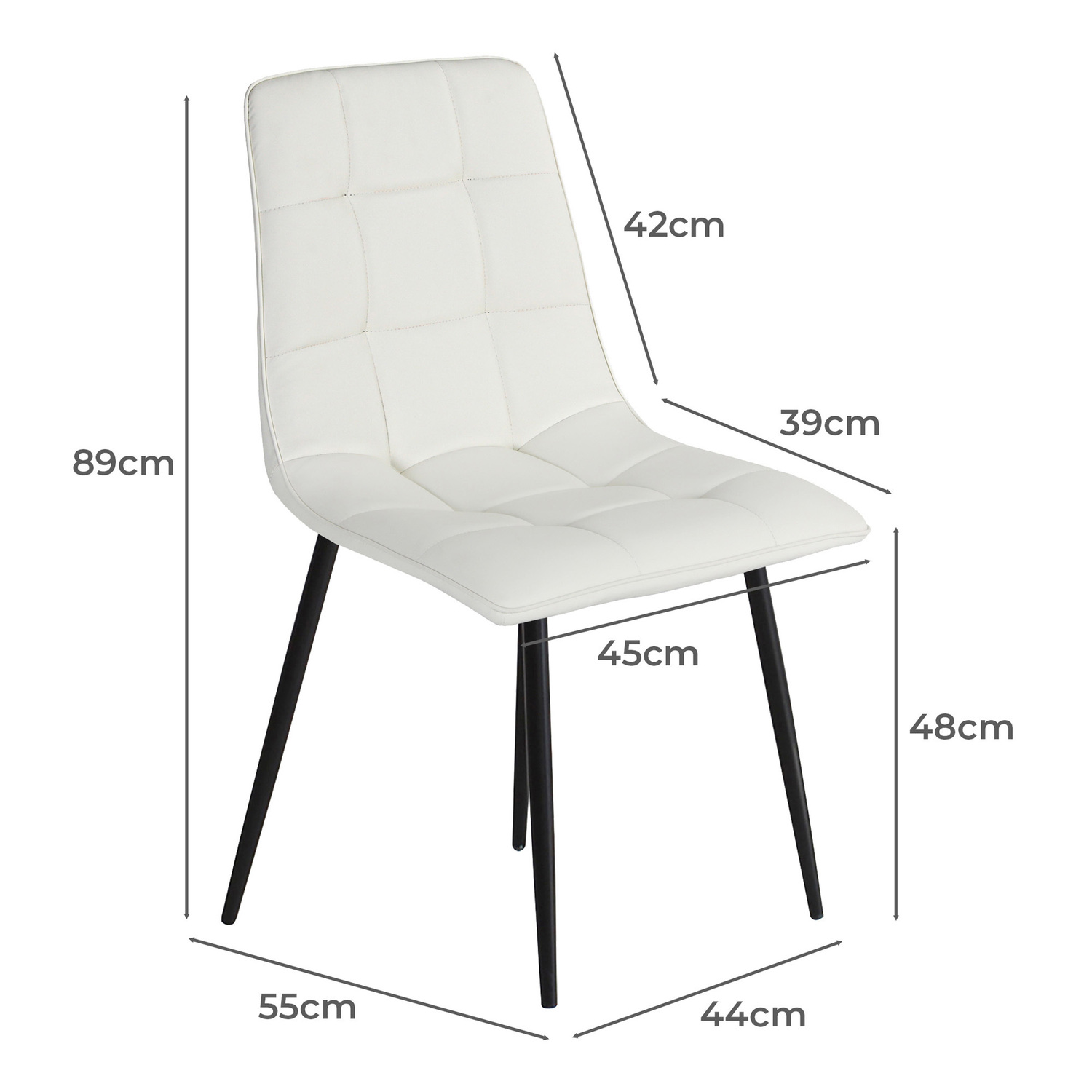 Selawik Faux Leather Dining Chairs
