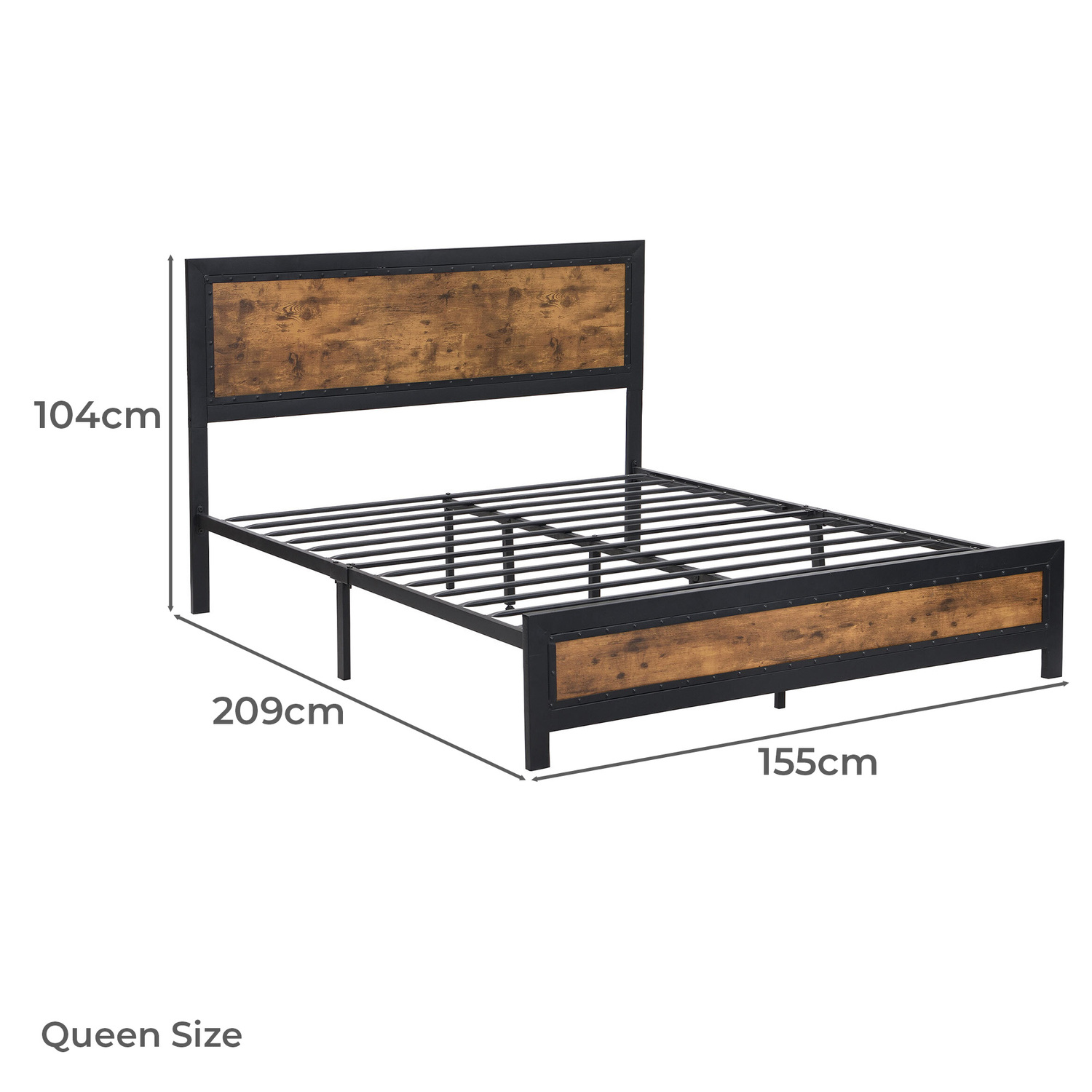 Higgins Bed Frame with Storage Drawers