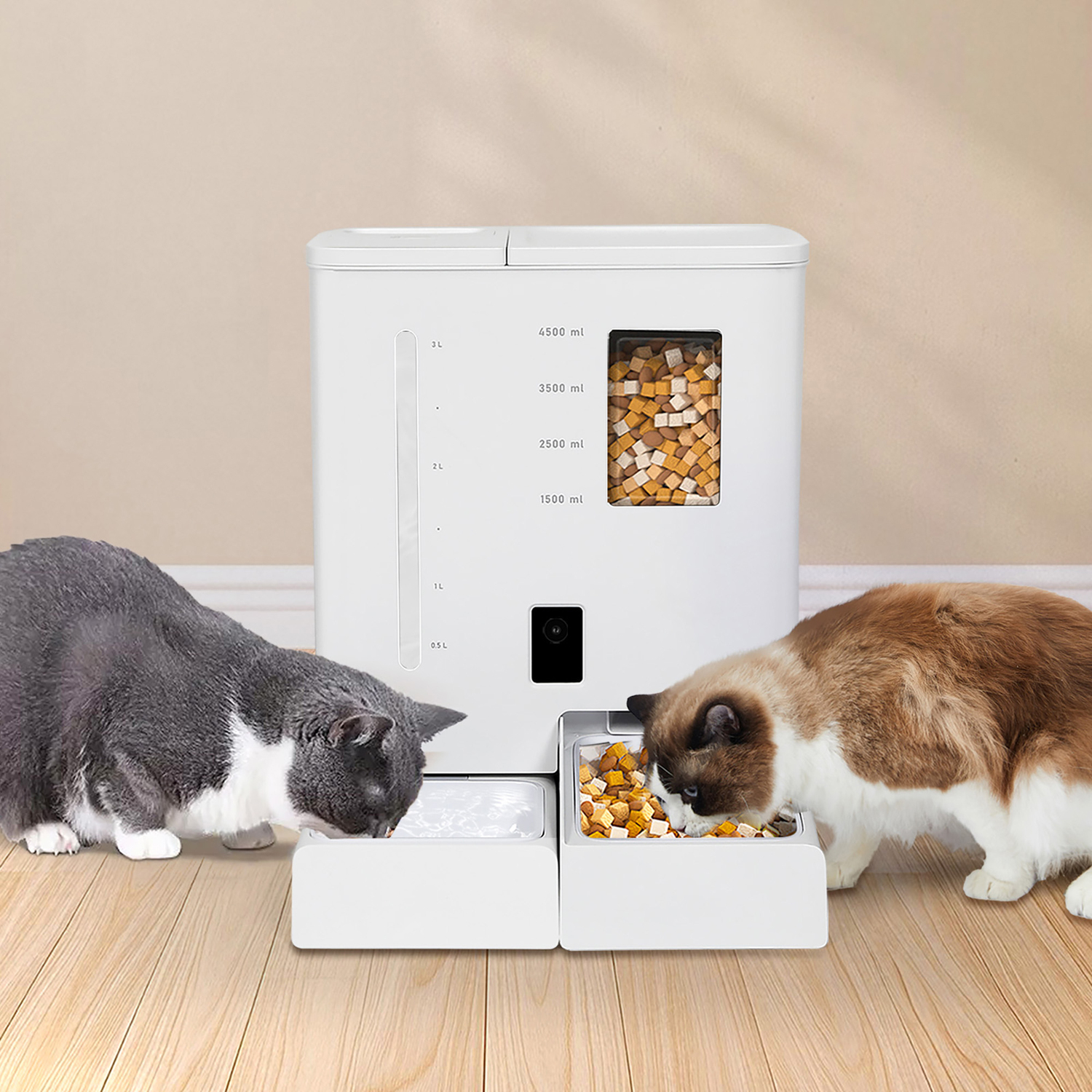 Jasper 2-in-1 Automatic Pet Feeder with Wi-Fi & Video