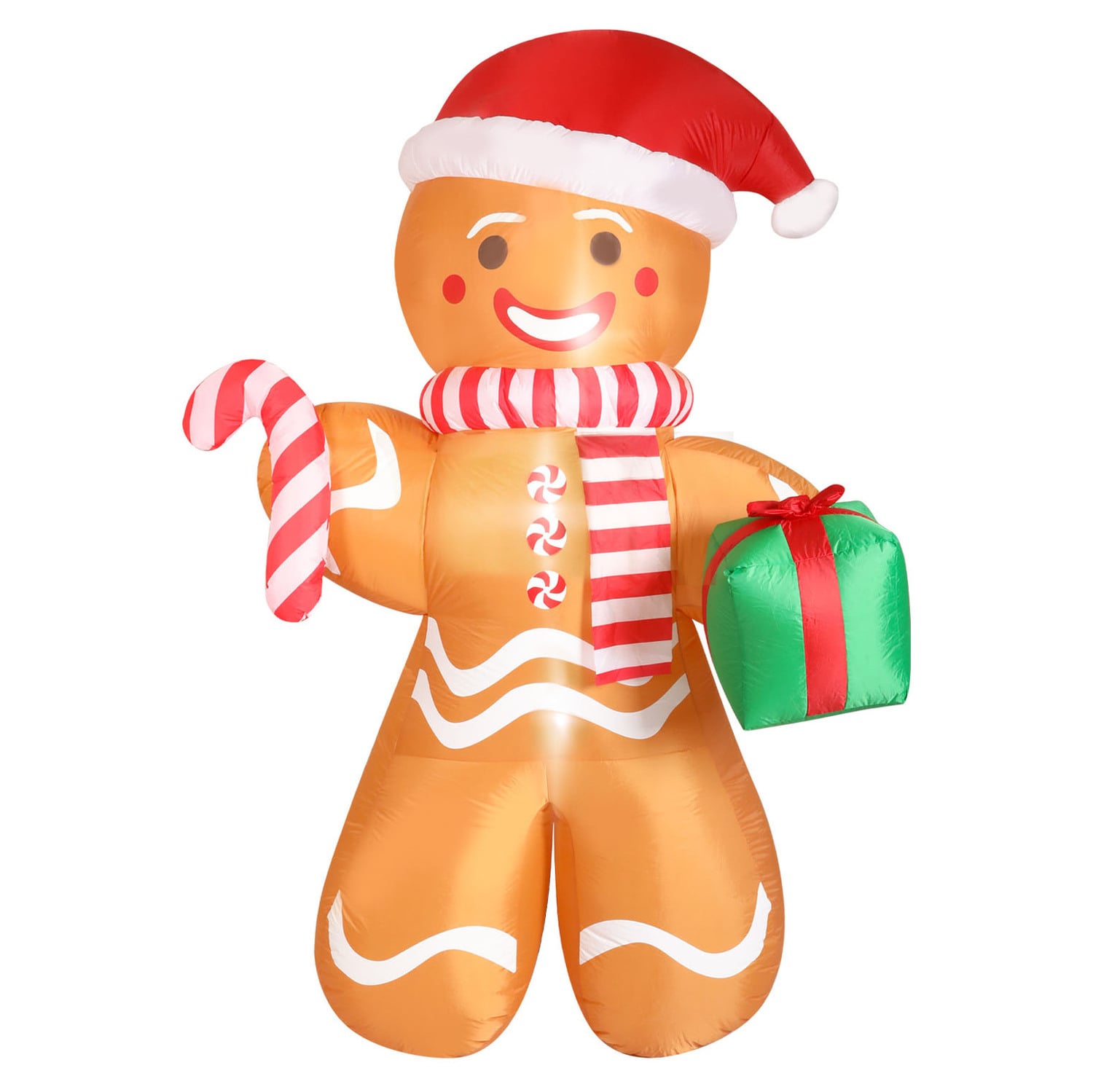 Dasher Ginger Bread Man LED Inflatable Christmas Decoration
