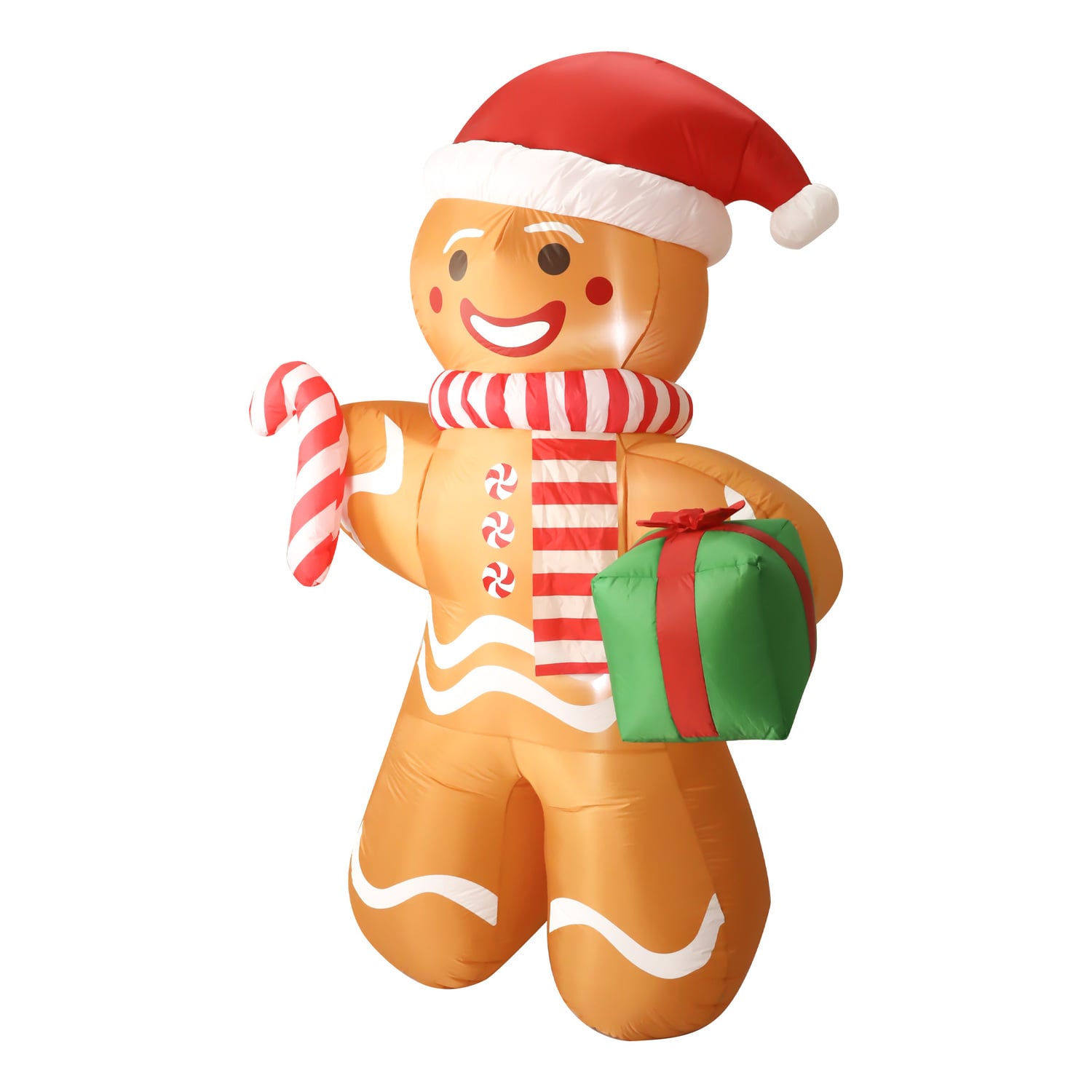 Dasher Ginger Bread Man LED Inflatable Christmas Decoration