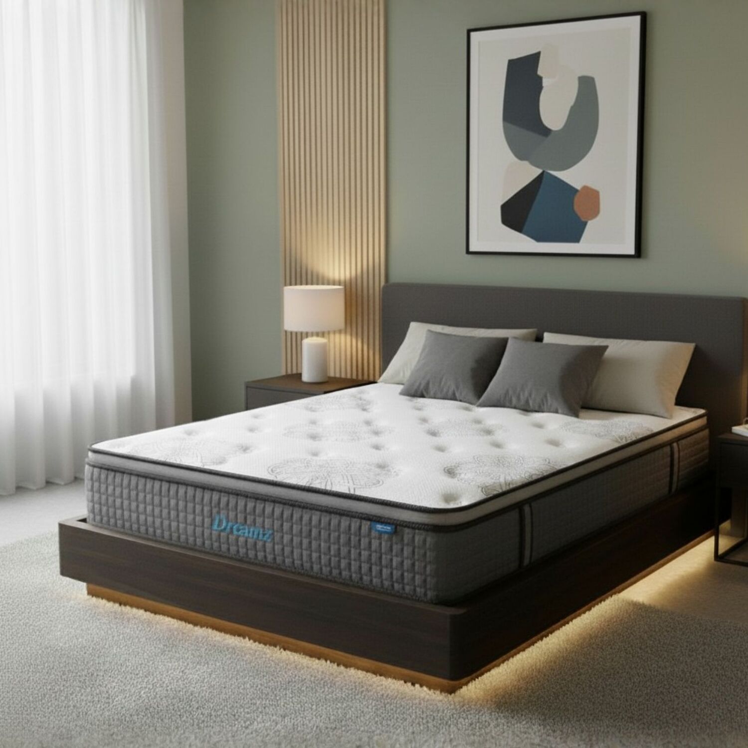 35cm Medium Callista Euro Top Pocket Spring Mattress