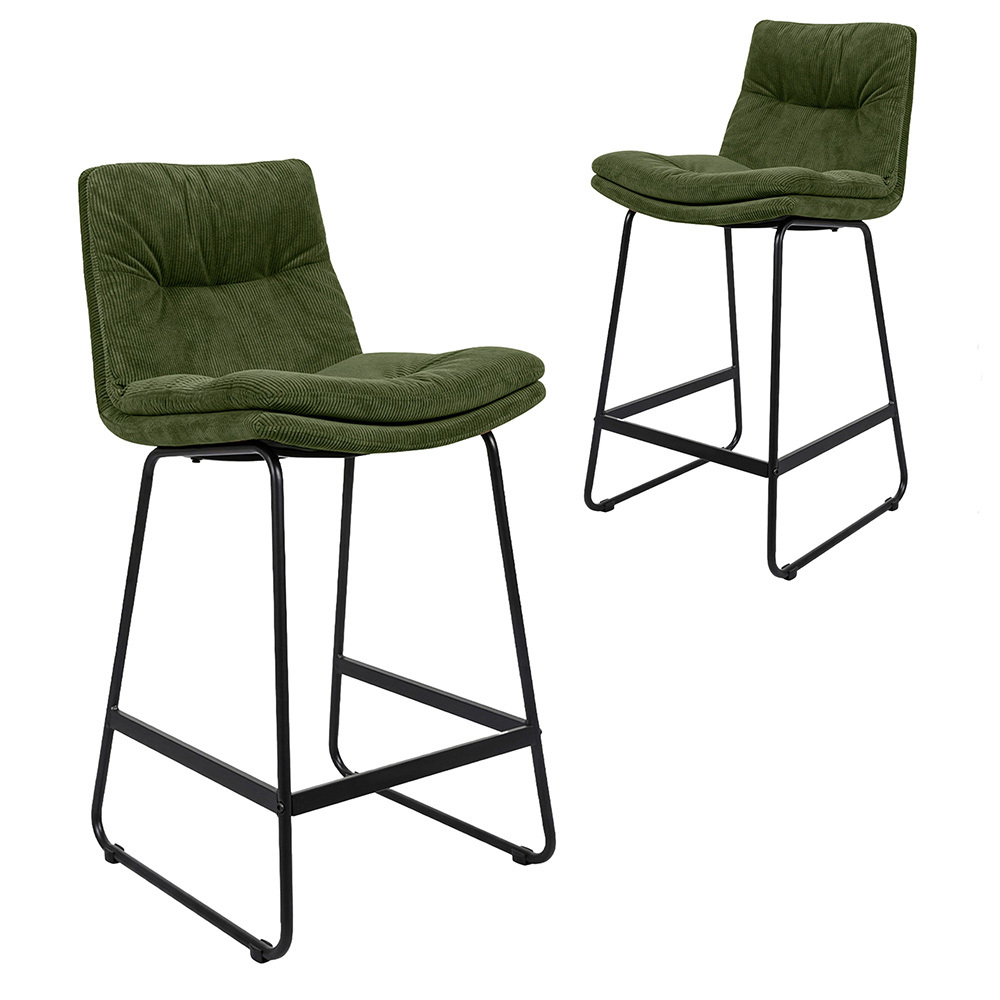 68cm Alexandra Corduroy Bar Stools