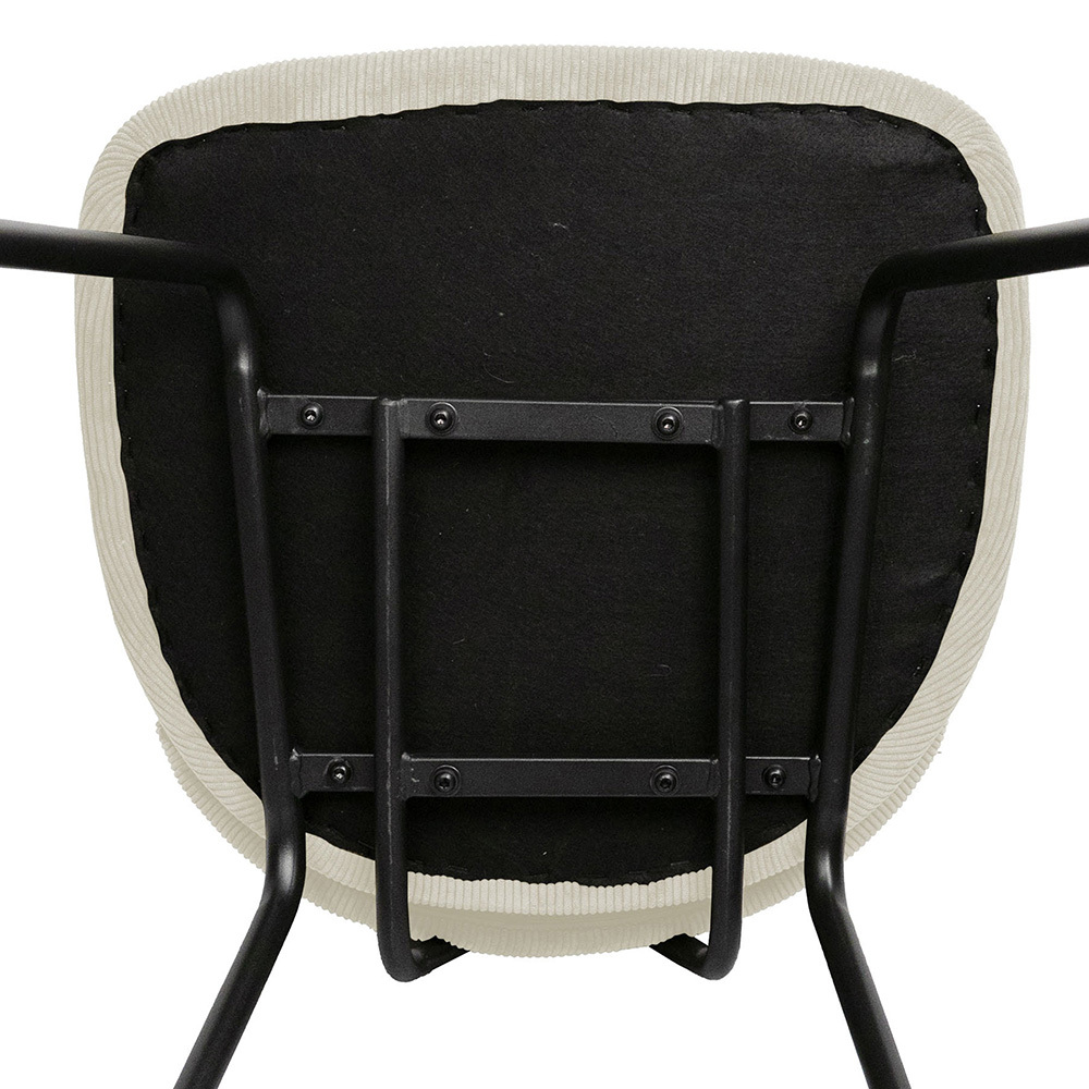 Ivory Bianca Corduroy Dining Chairs