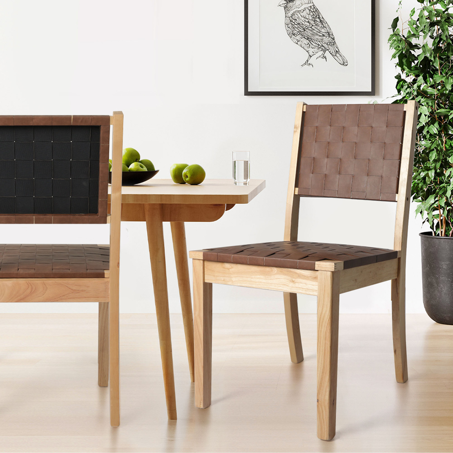 Tasos PU Leather Dining Chairs