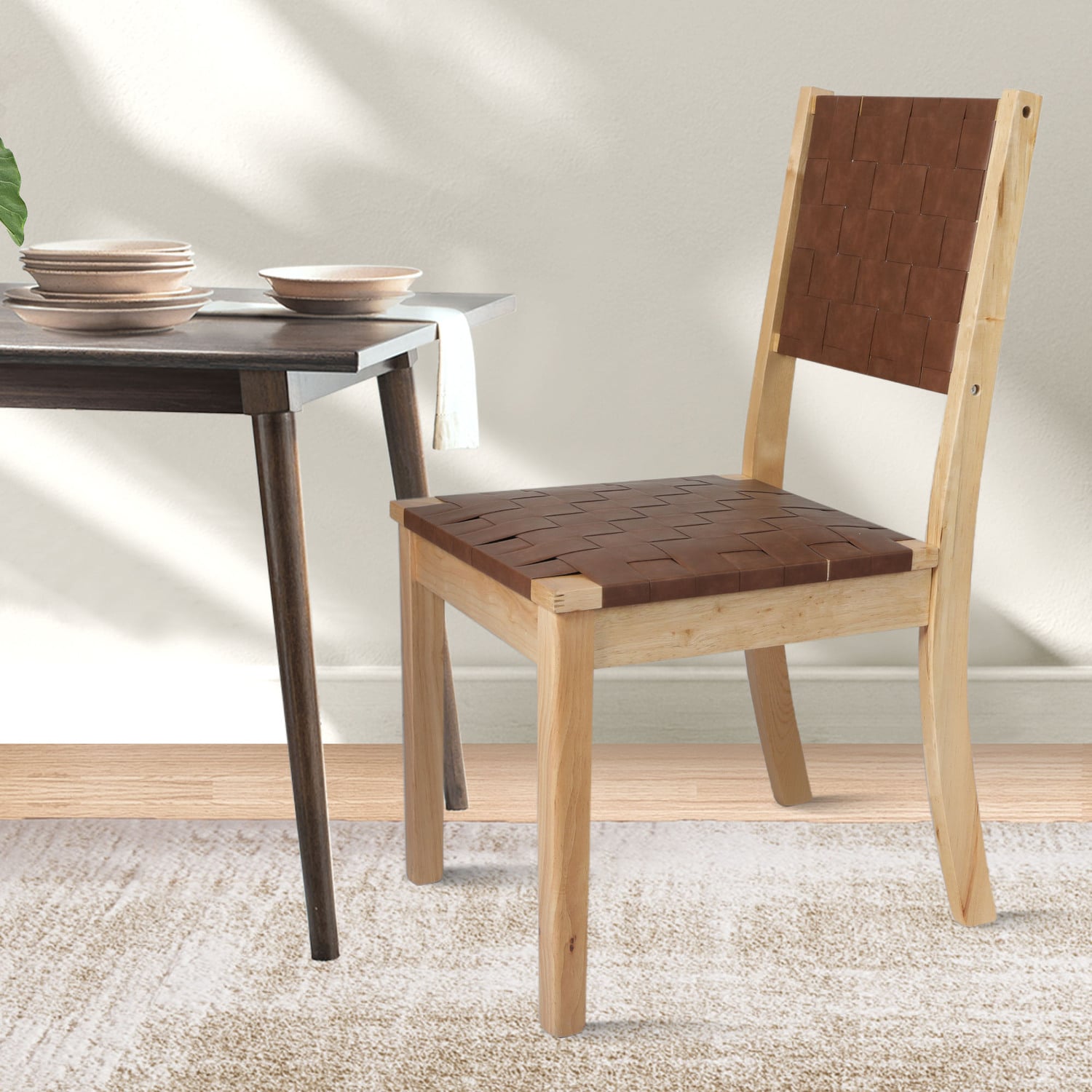 Tasos PU Leather Dining Chairs
