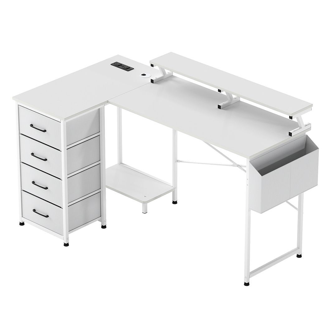 Aurora L-Shape LED Gaming Desk