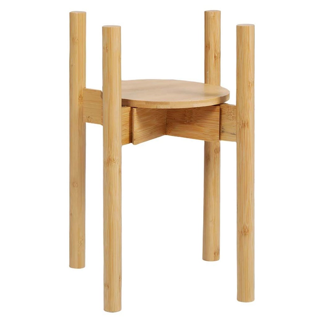 Liron Bamboo Plant Stand with Adjustable Tray