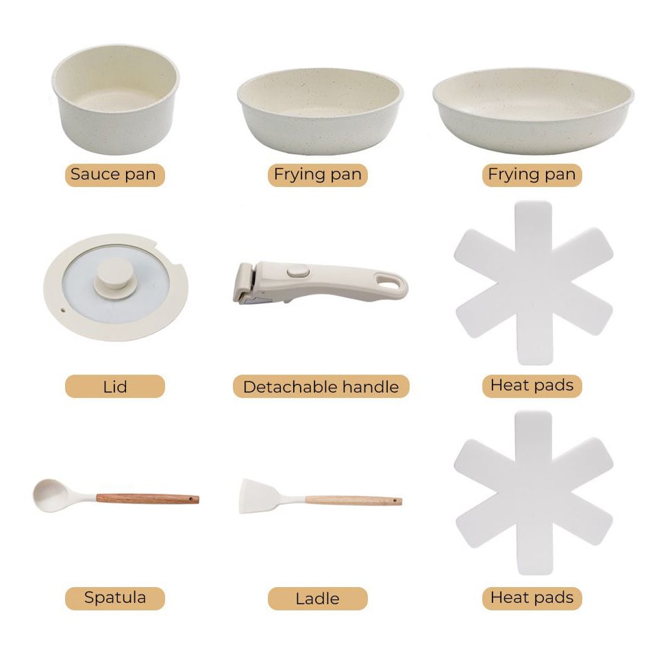 9 Piece Cael Cookware Set