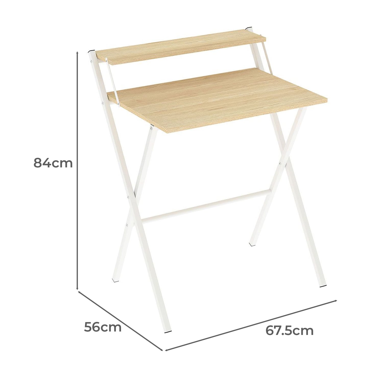 Saxon Foldable Study Desk