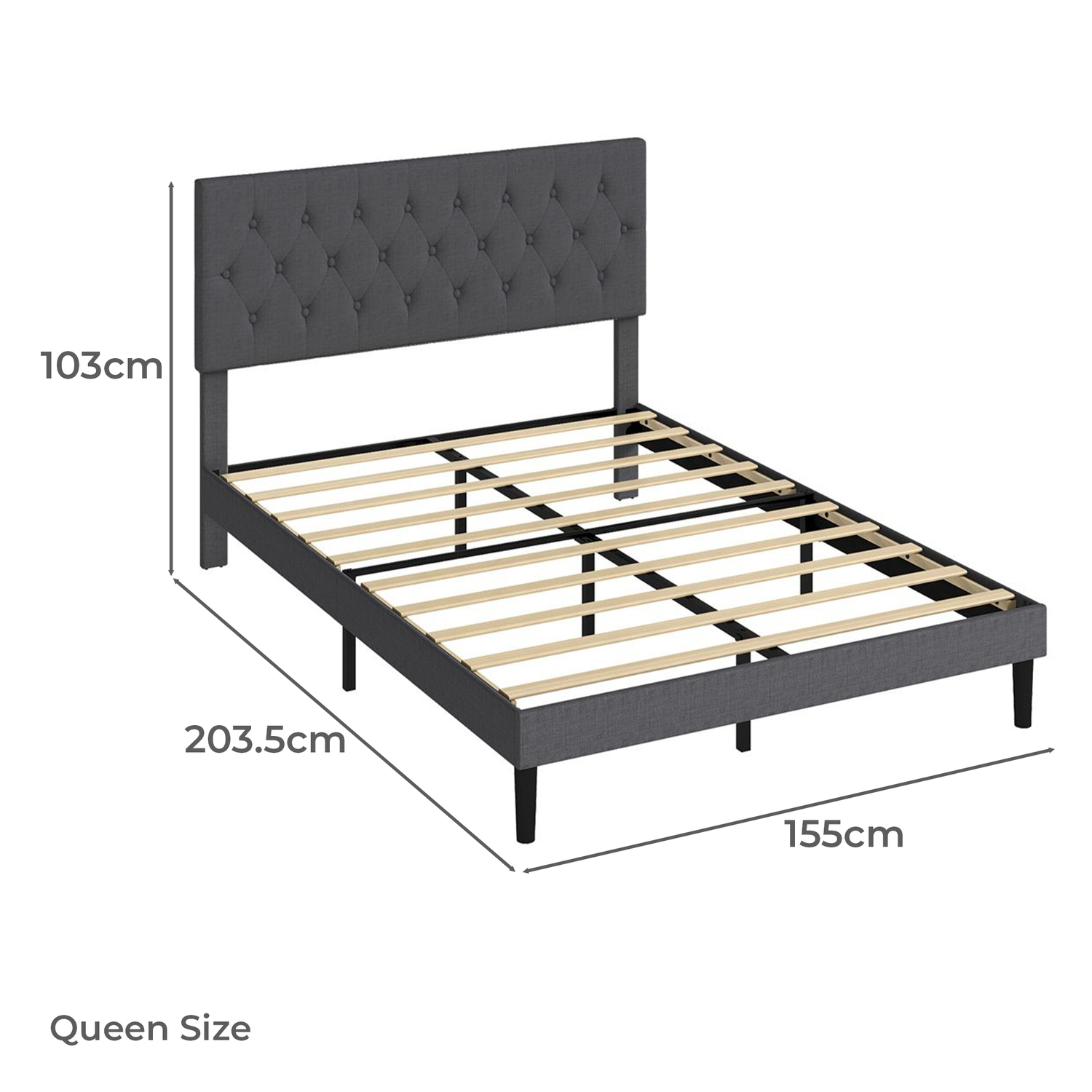 Zale Upholstered Bed