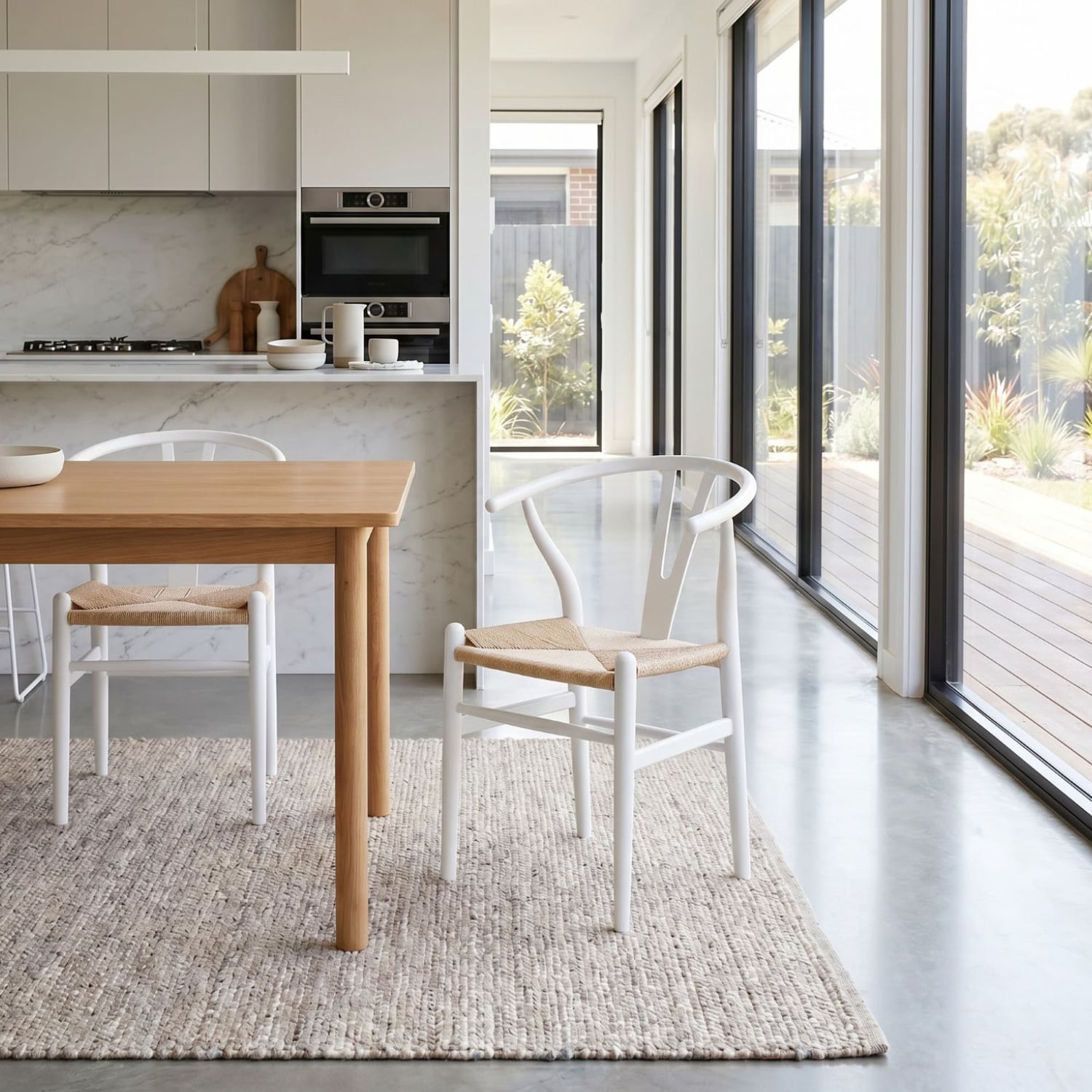 Amanda Hans Wegner Replica Wishbone Dining Chairs
