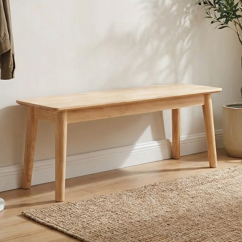 Loisa Rubberwood Dining Bench