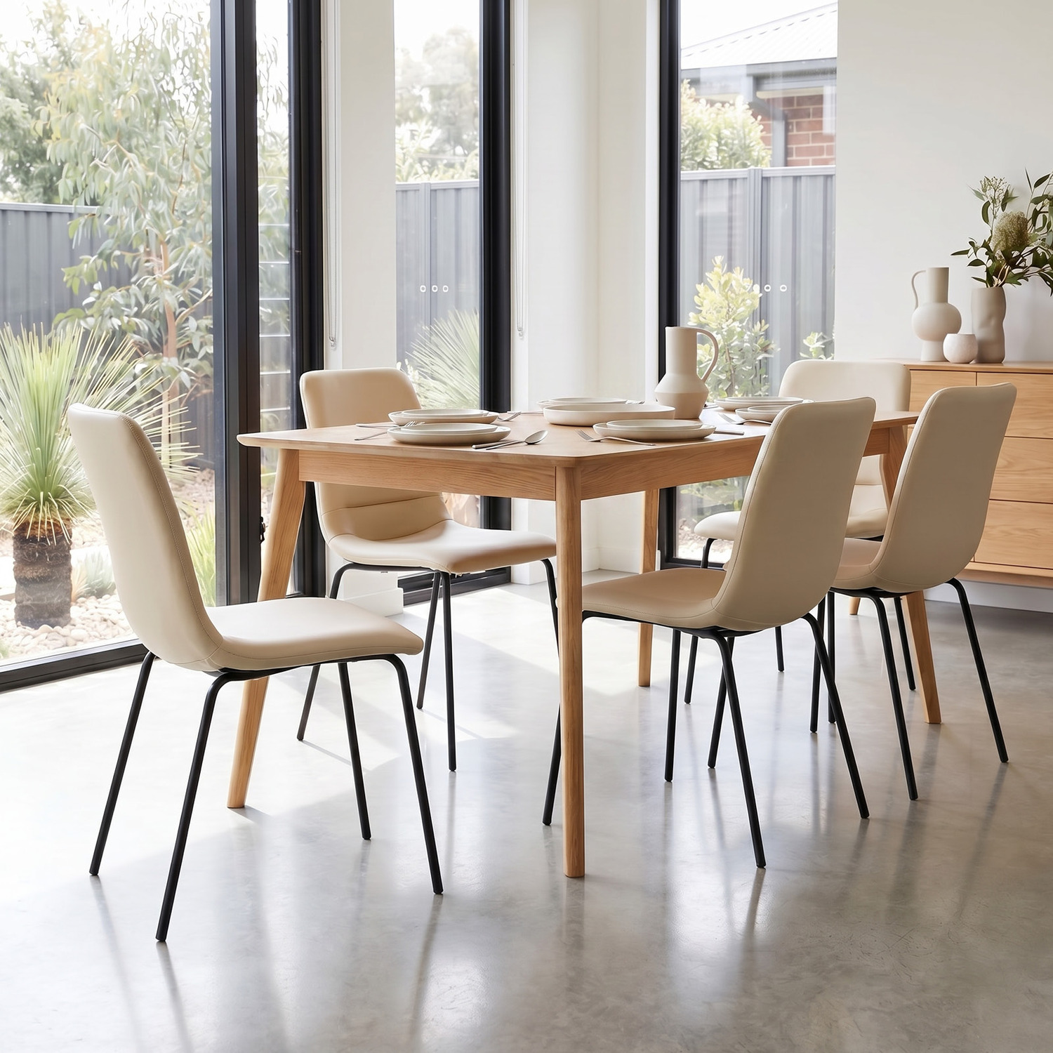 Mira PU Leather Dining Chairs