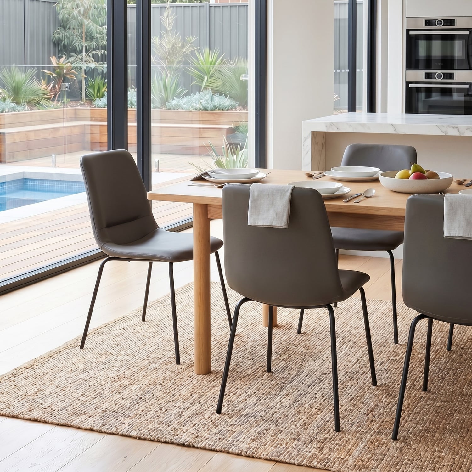 Mira PU Leather Dining Chairs