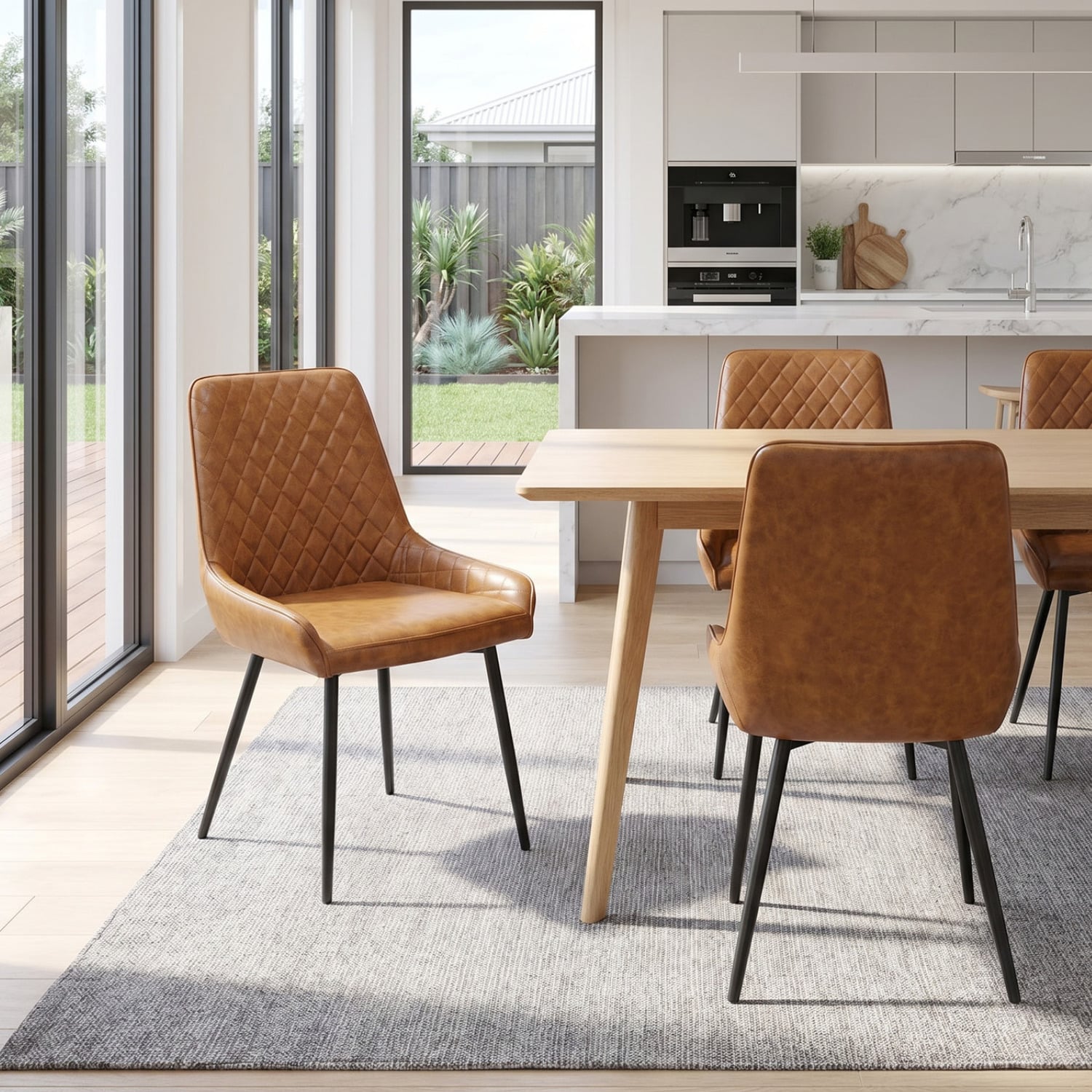 Madeline Faux Leather Dining Chairs