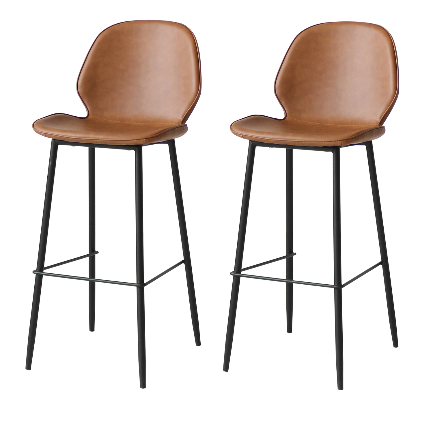 75cm Carson PU Leather Barstools