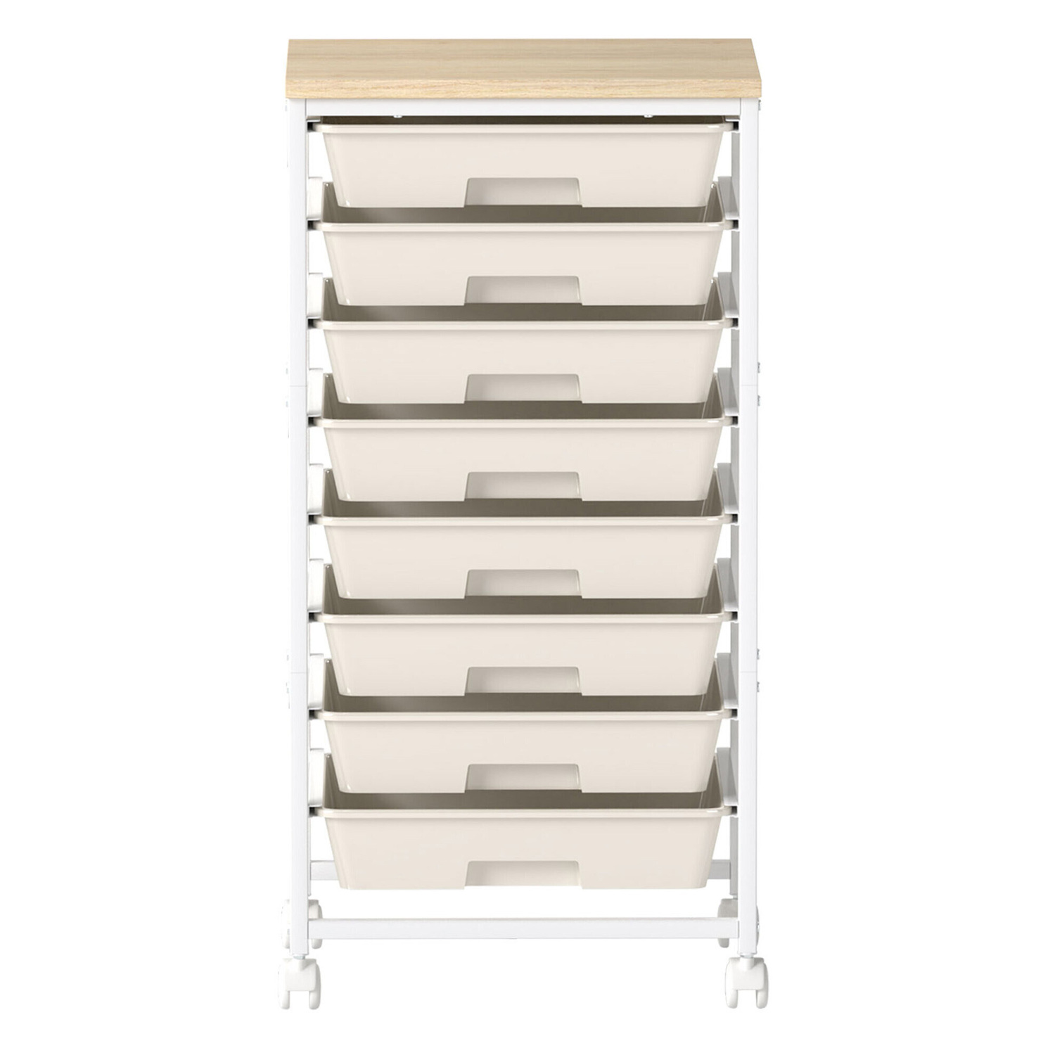 Zane  8 Drawer Storage Trolley