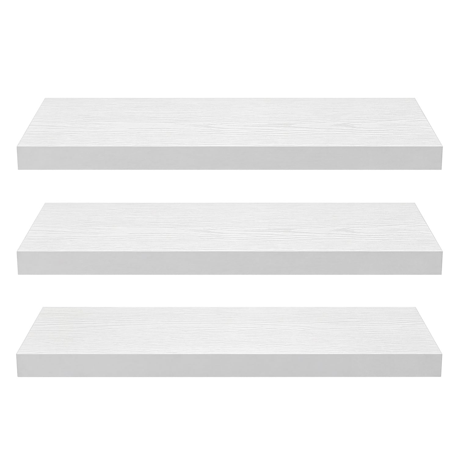 White Keira Floating Shelves