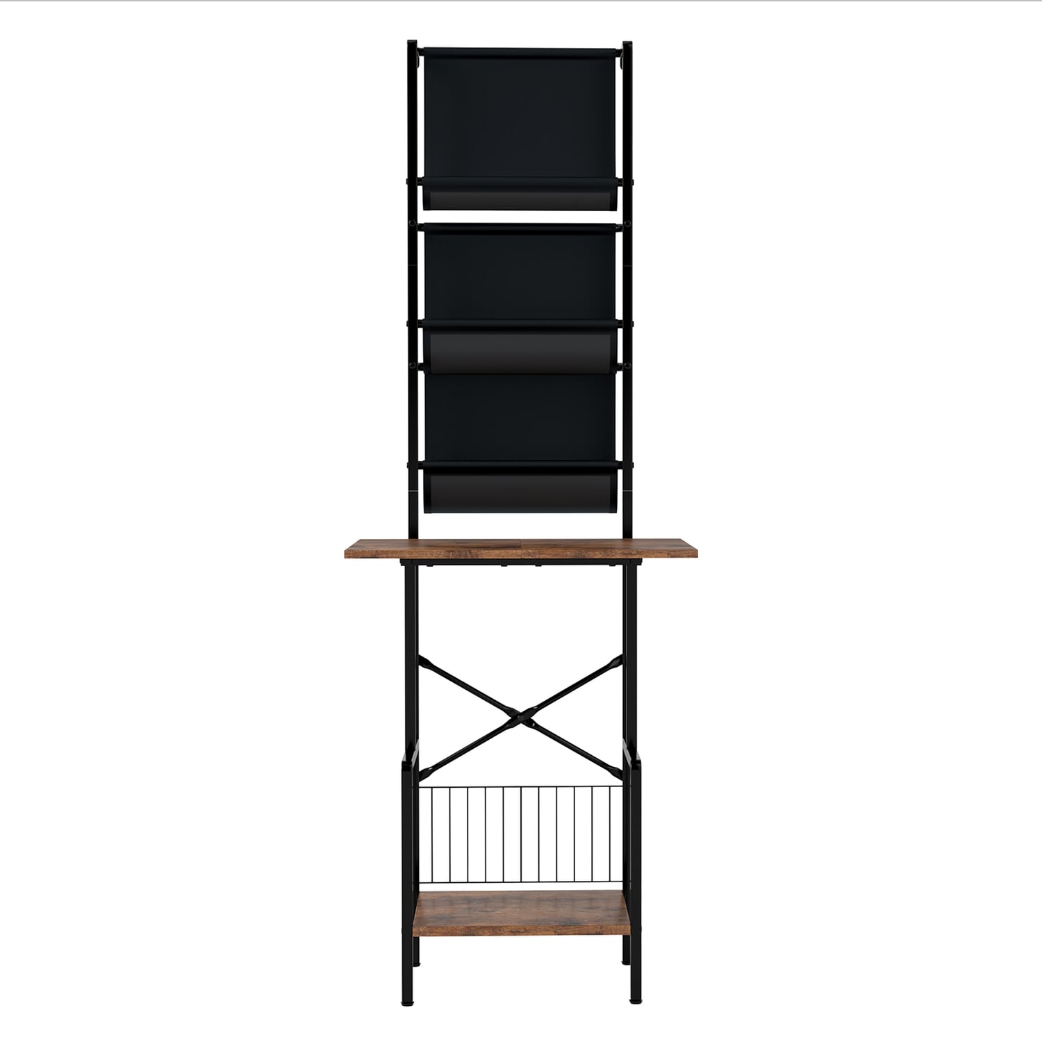 Kinsley Vinyl Display Shelf Cabinet