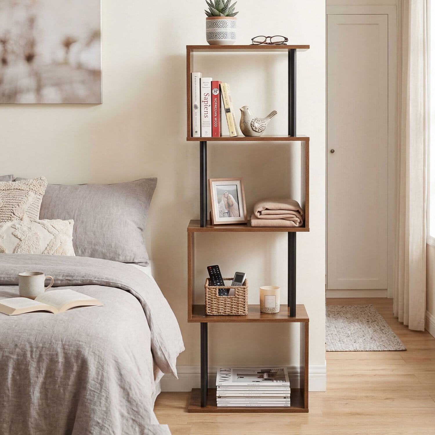 Gianna 4 Tier Bookshelf
