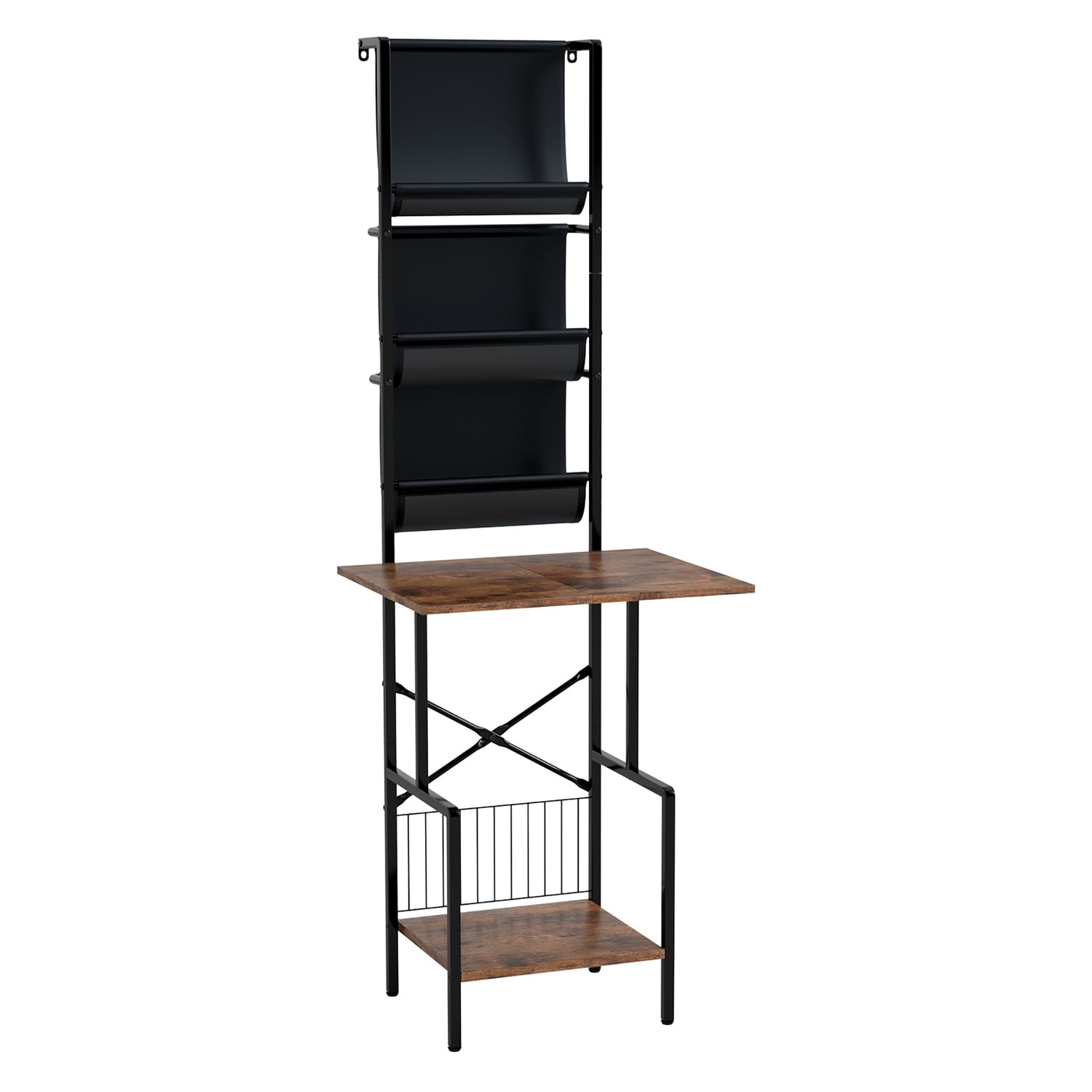 Kinsley Vinyl Display Shelf Cabinet