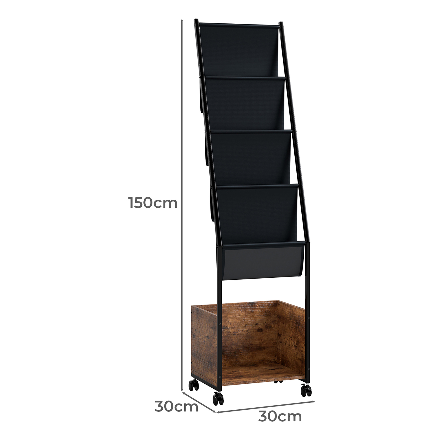 Kinsley  4 Tier Vinyl Record Storage