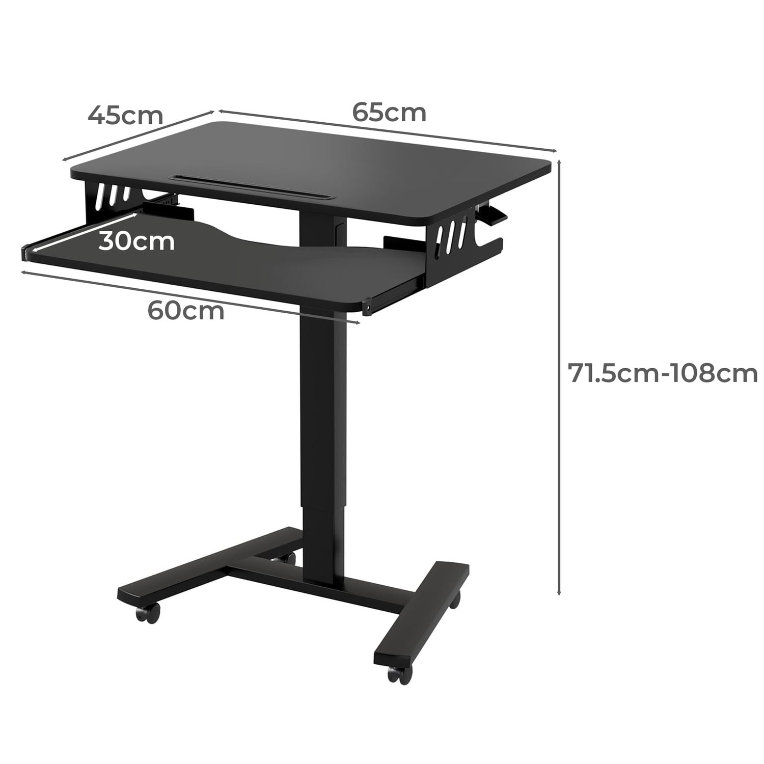Hadley Sit & Stand Mobile Desk
