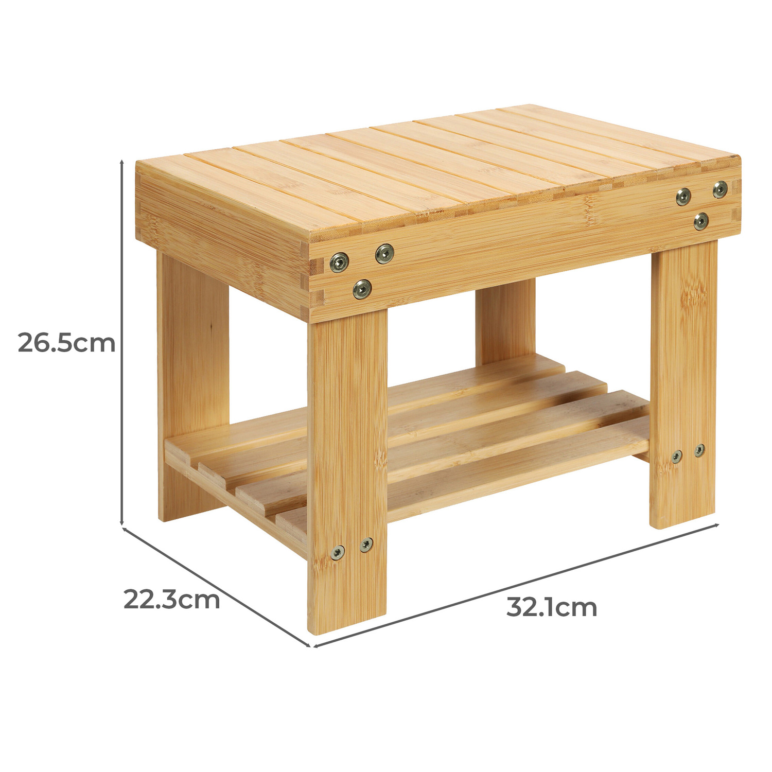 Brielle Bamboo Step Stool