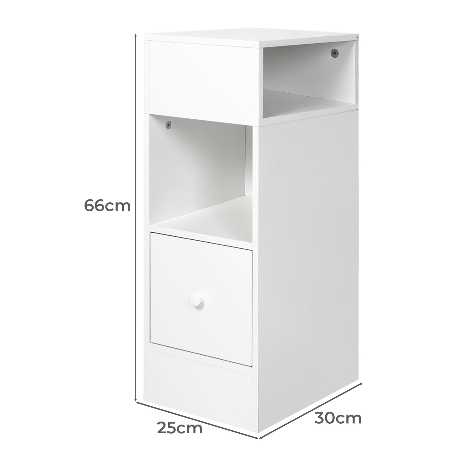Colton 1 Drawer Bedside Table