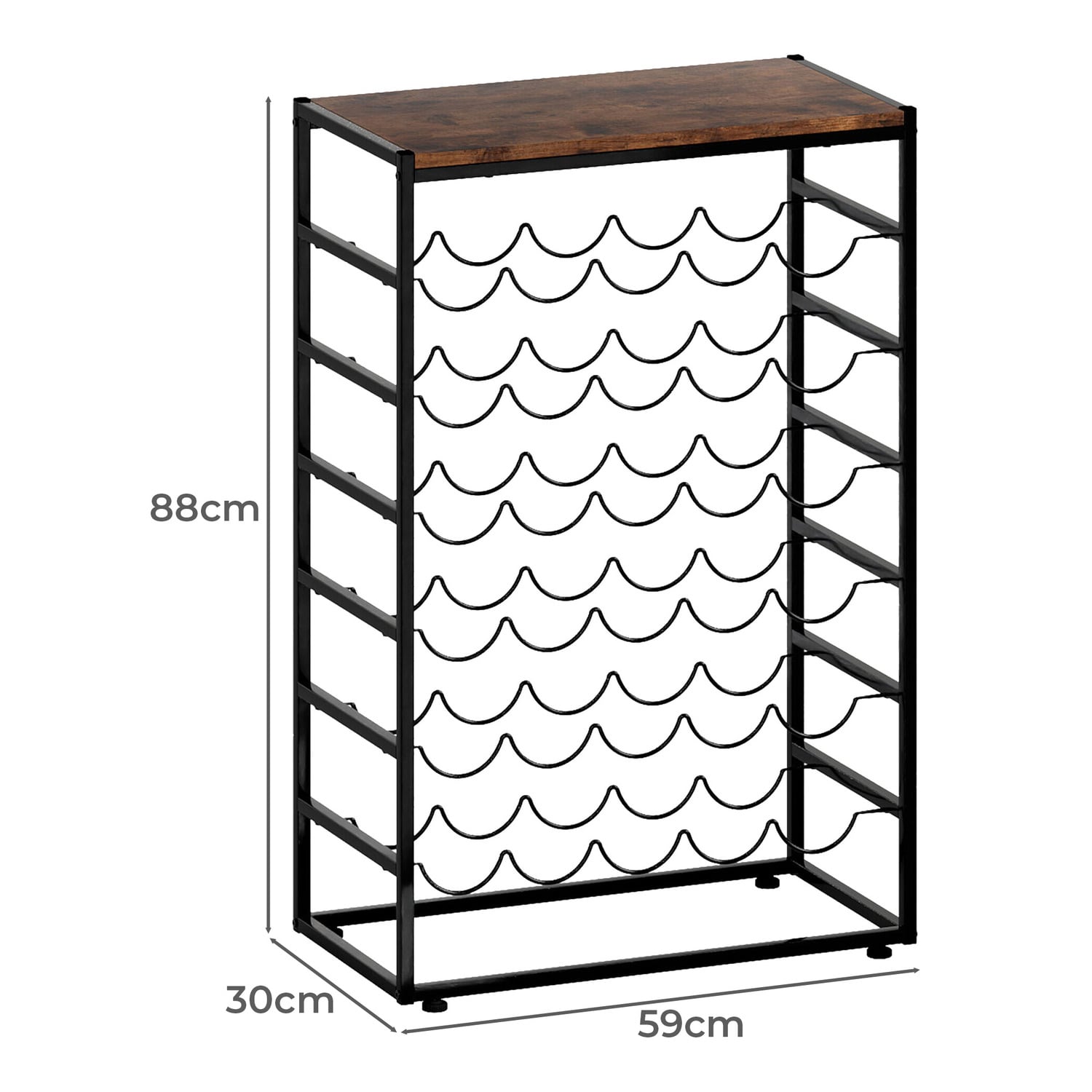 Zander 30 Bottle Wine Rack