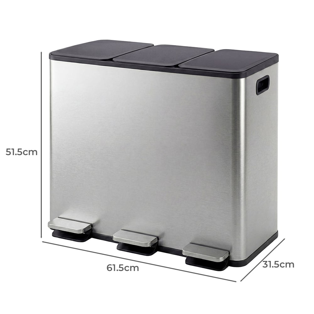 Frankie Stainless Steel Trash Can