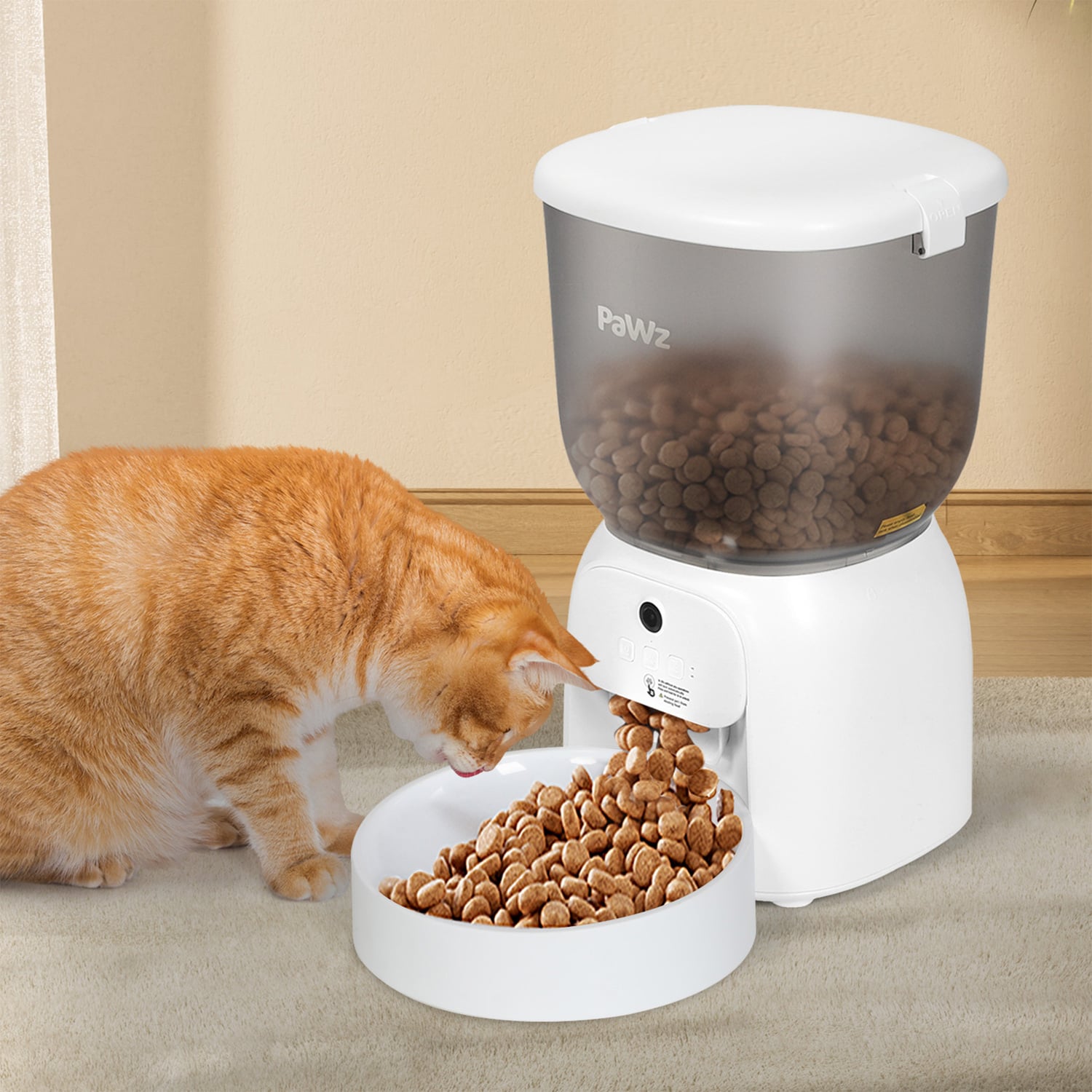 4L Cleo Automatic Pet Feeder with Wi-Fi & Video